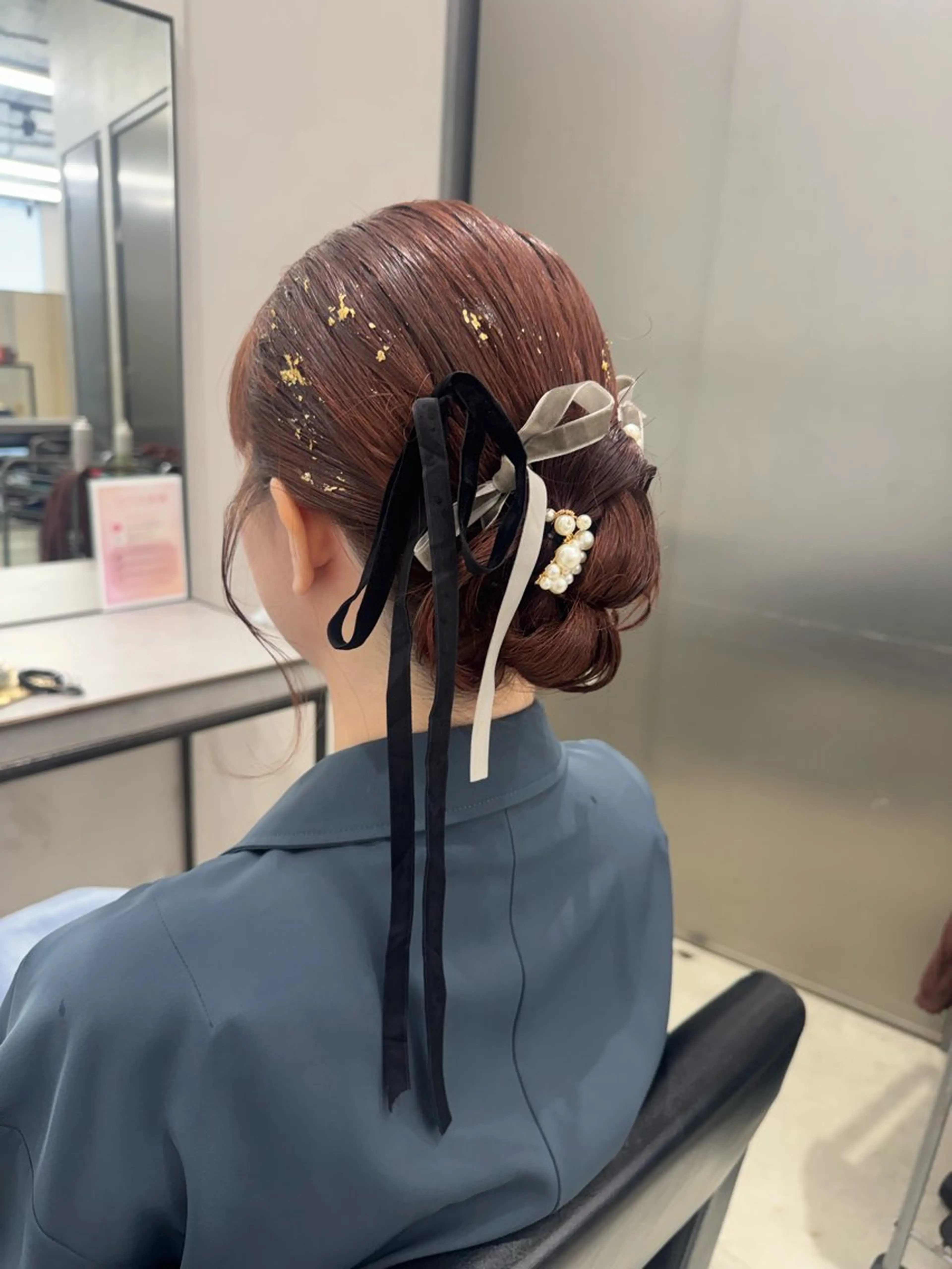 ヘアアレンジ 透明感カラー✨艶髪 制作🌱山根あゆみのヘアスタイル