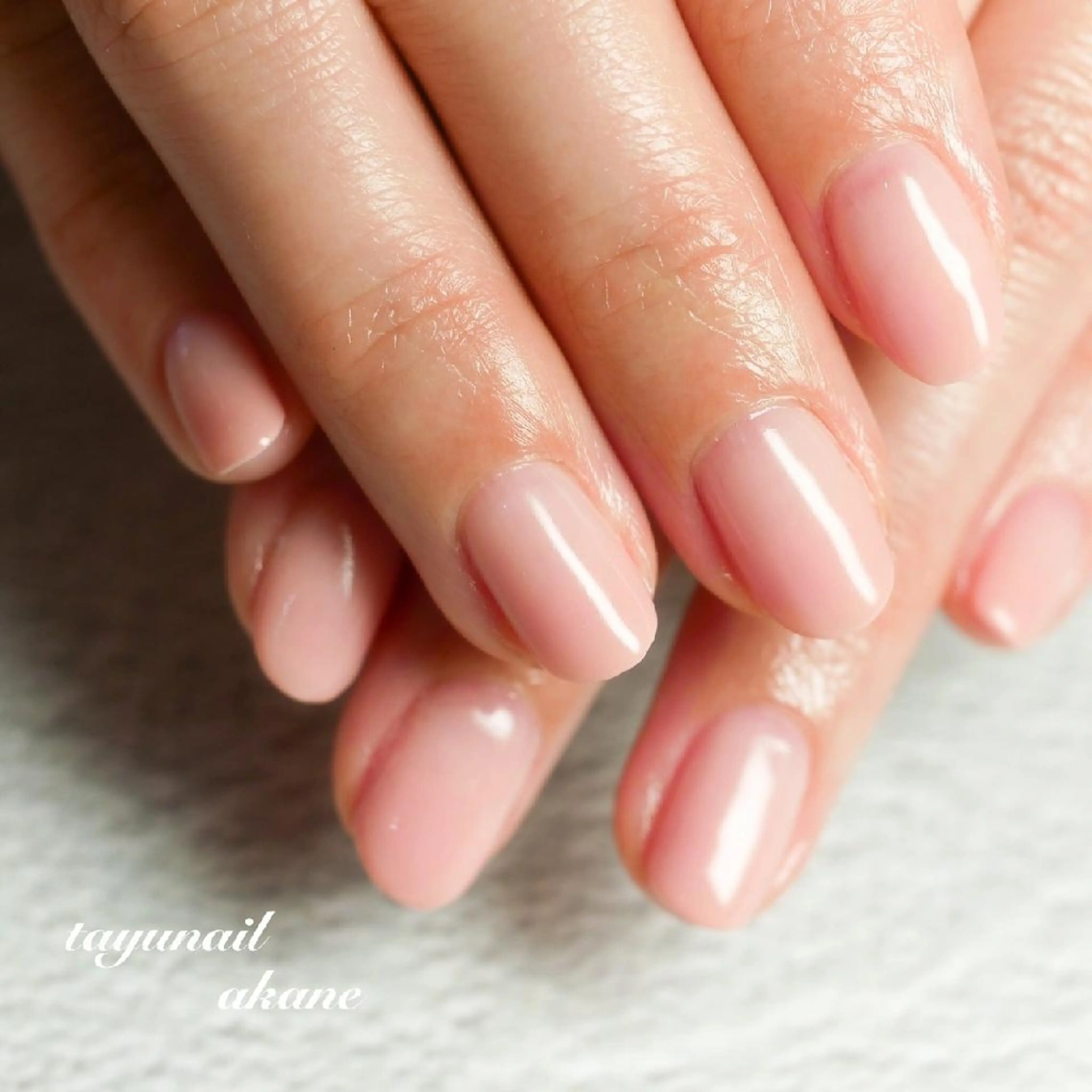 ネイル ブルー ジェルネイル グラデーション パラジェル 冬ネイル ネイルサロン 【たゆnail】のネイルデザイン