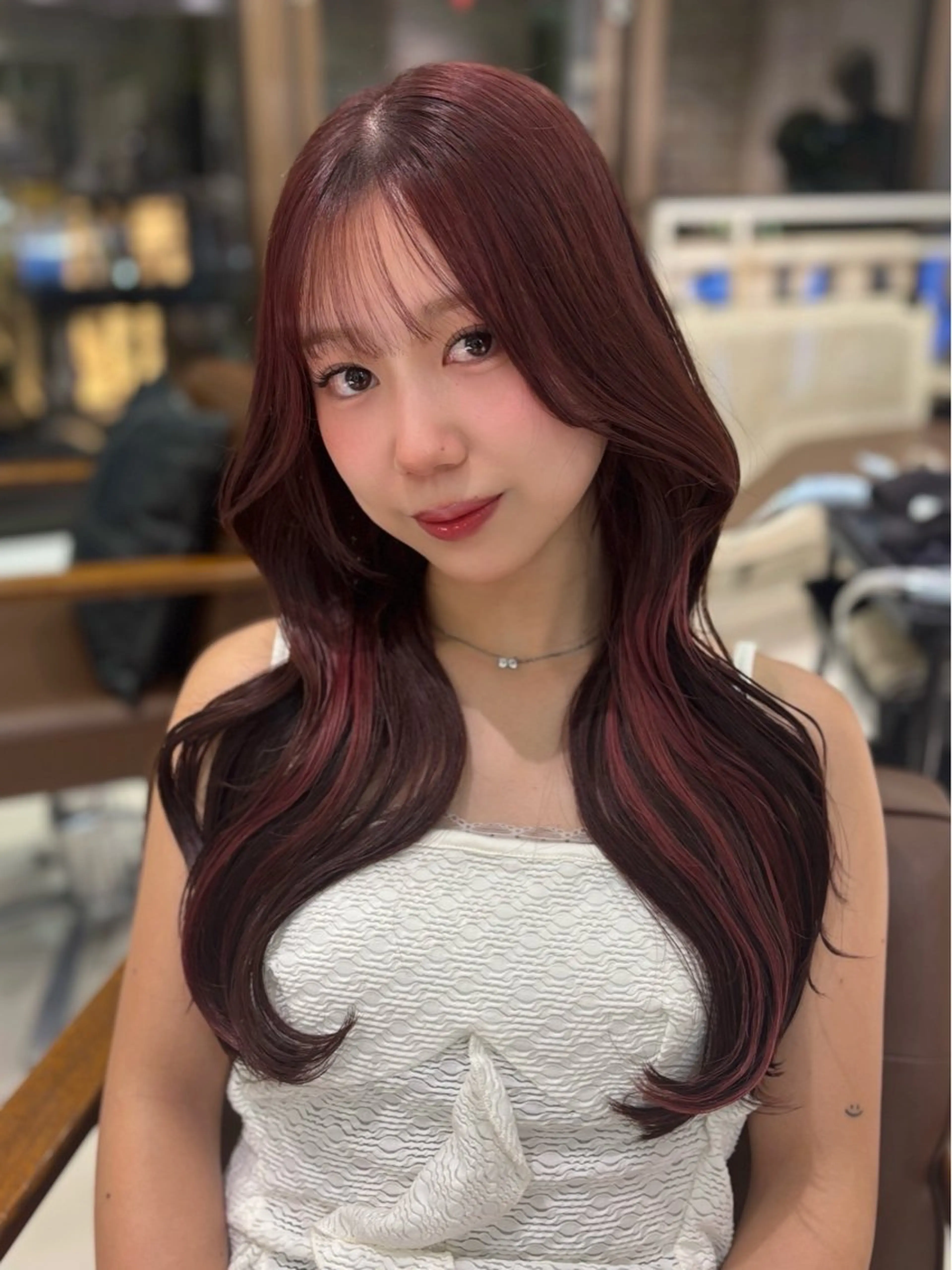 ロング カラー カット ヘアカラー トリートメント 縮毛・髪質改善🩰 mai🐰ྀི🤍のヘアスタイル