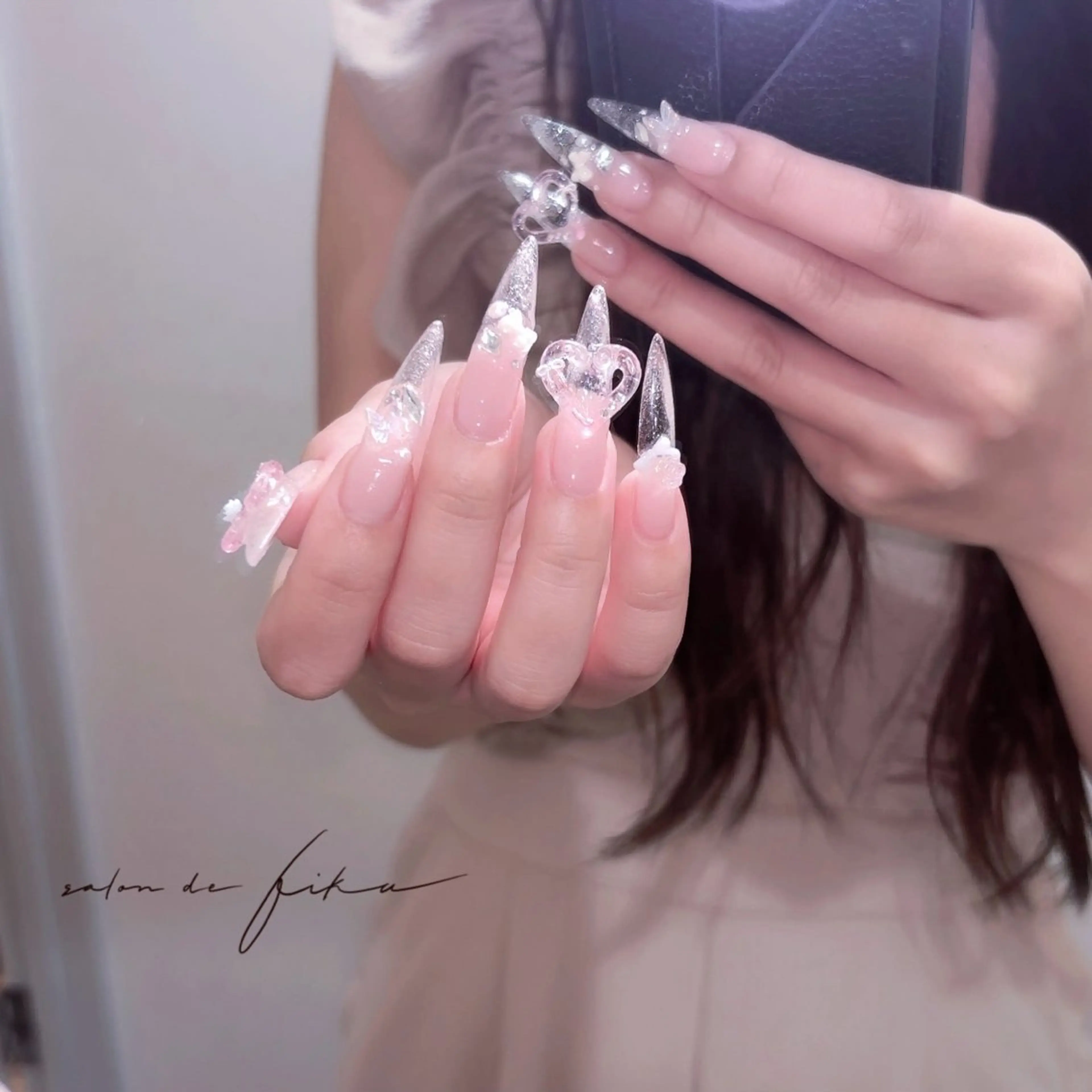 ネイル クリアネイル ハンドネイル ayano 【パラジェル取扱店】のネイルデザイン