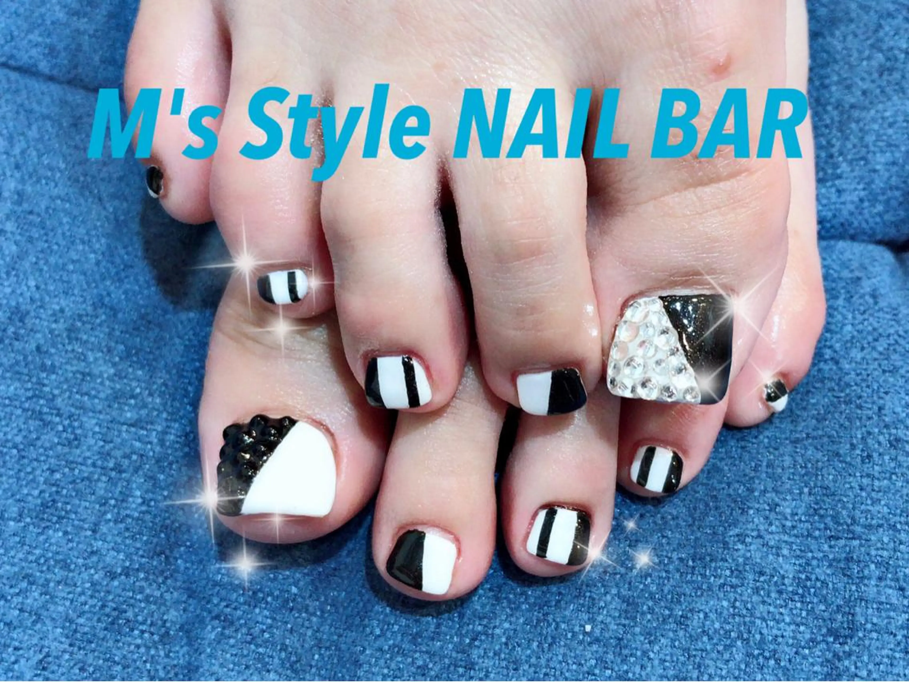 ネイル 持ち込み フットネイル M's Style NAIL BARのネイルデザイン