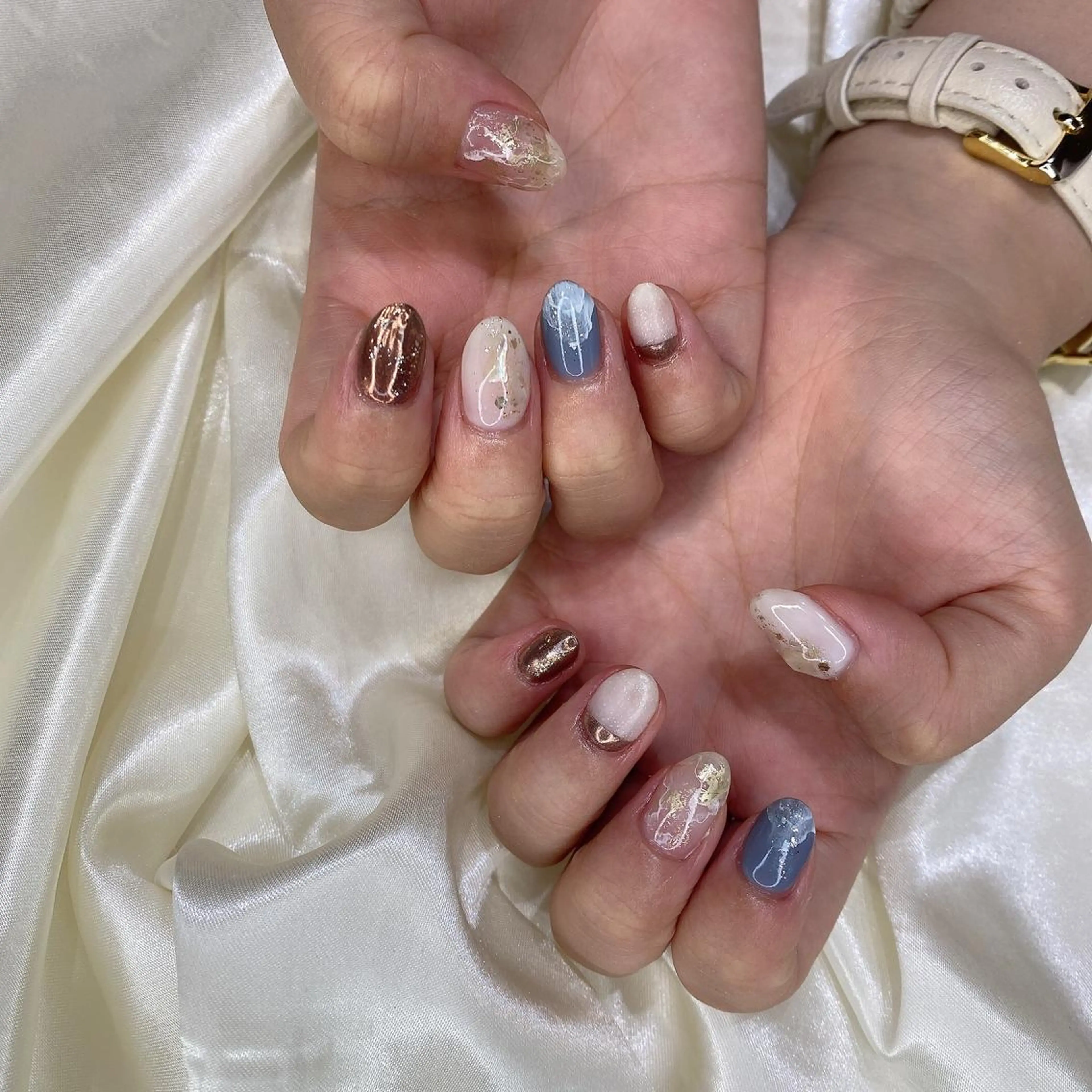 ネイル ハンドネイル 西岡 杏のネイルデザイン