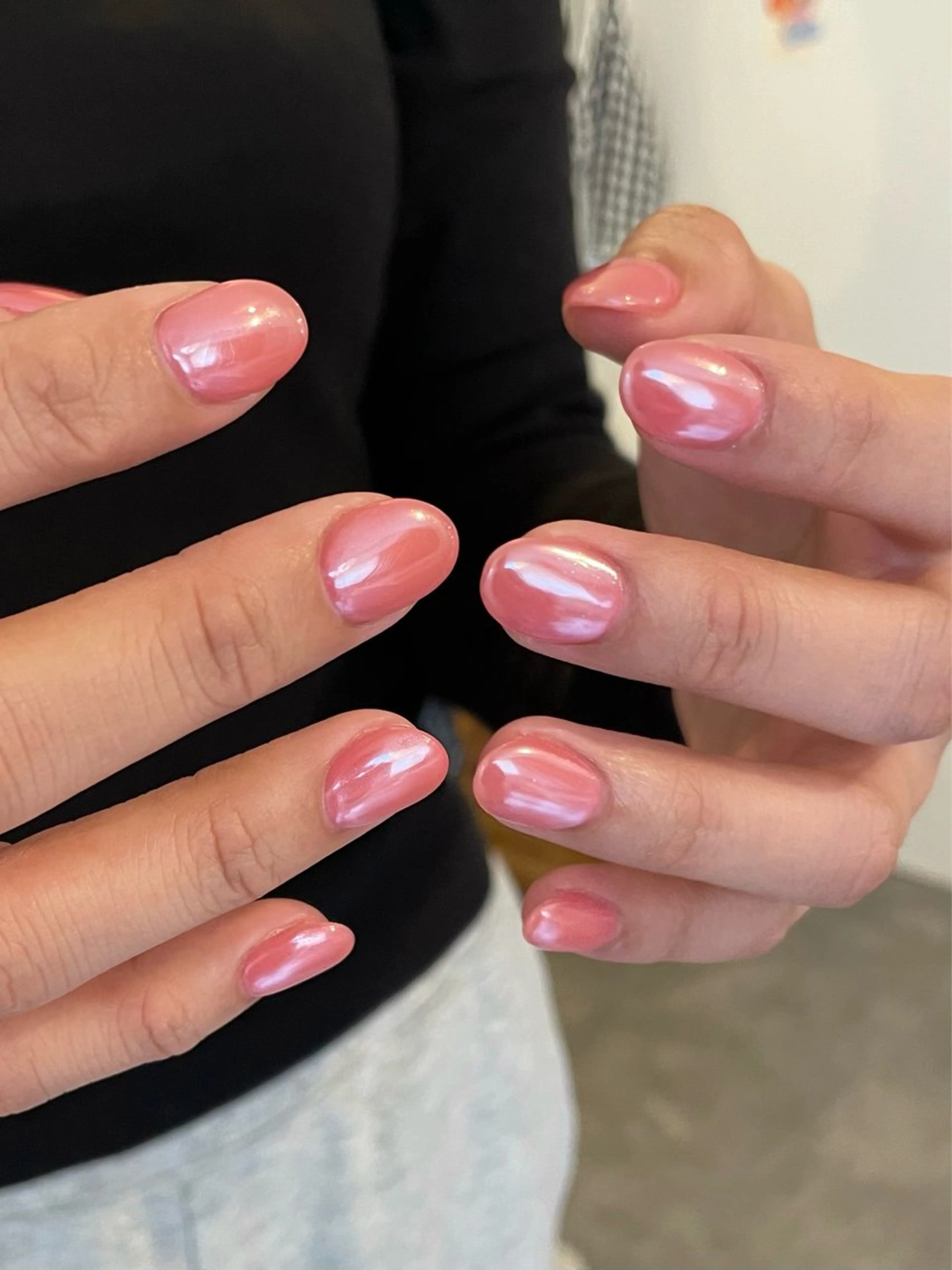 ネイル オーロラネイル ハンドネイル roof nailのネイルデザイン