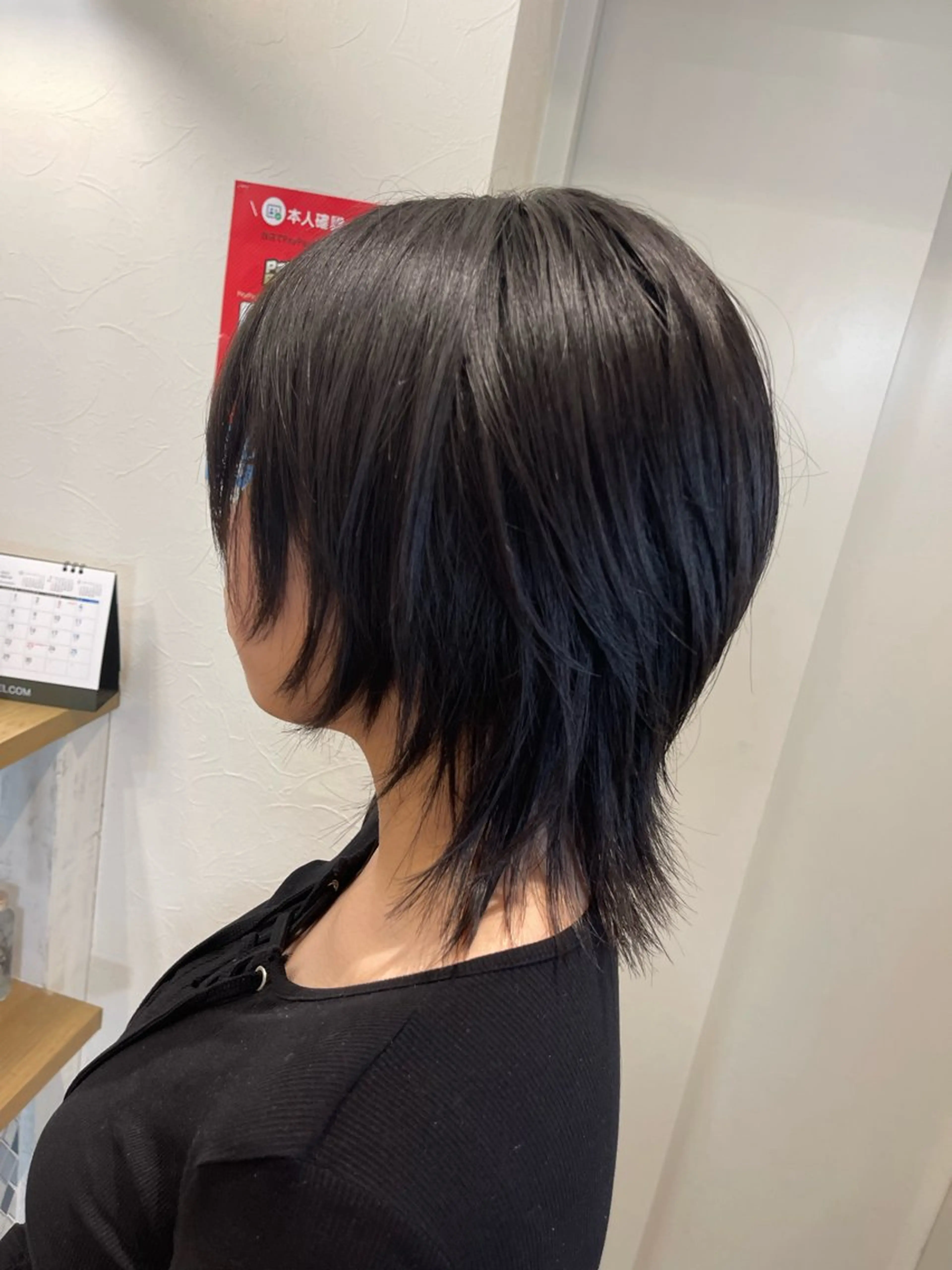 ミディアム カラー ウルフカット カット ヘアカラー トリートメント ショート/ボブ アンドウ☺︎のヘアスタイル