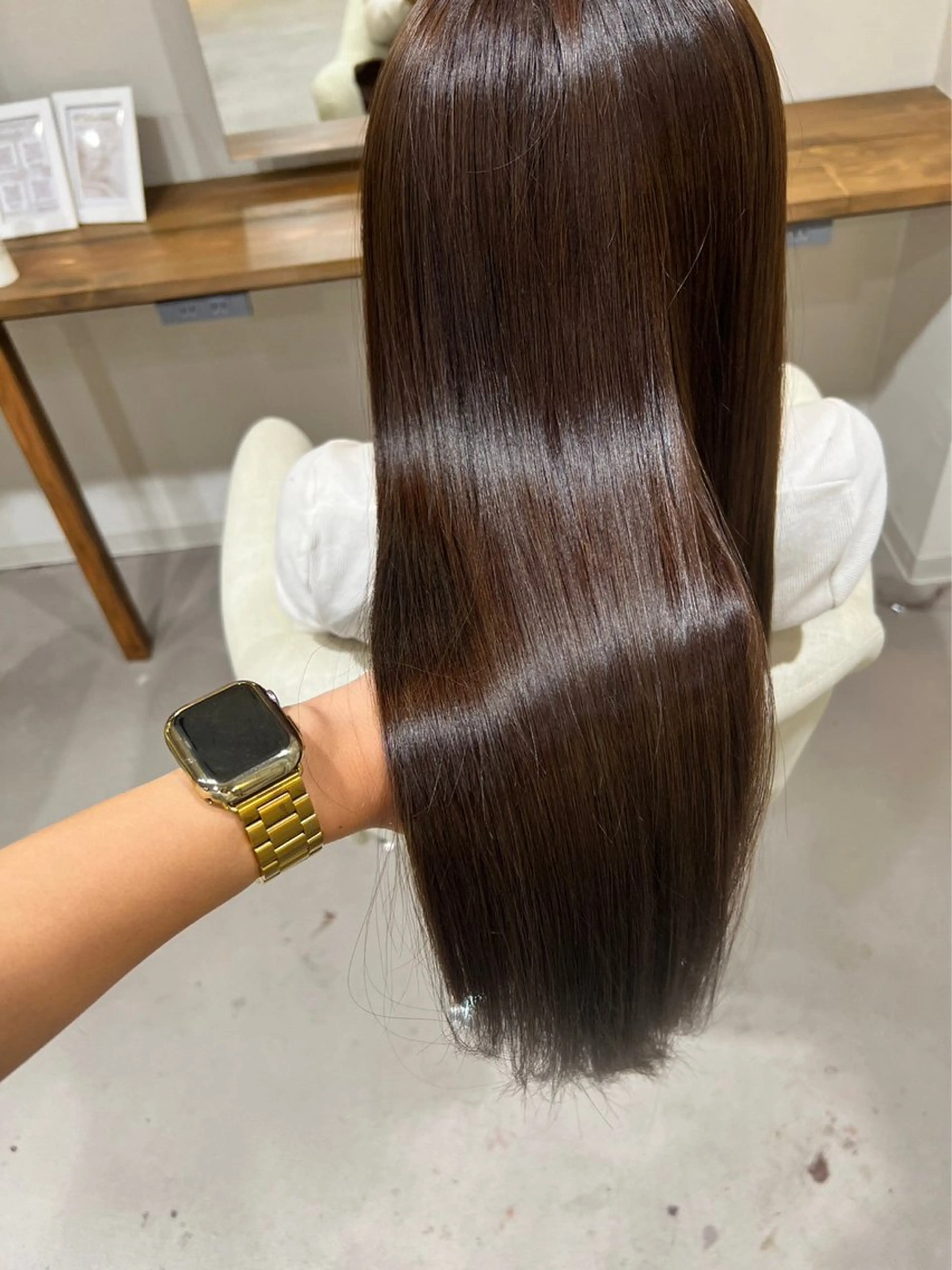 ︎🌟ツヤツヤ髪質改善カラー︎＆プレミアムトリートメント🌟の写真