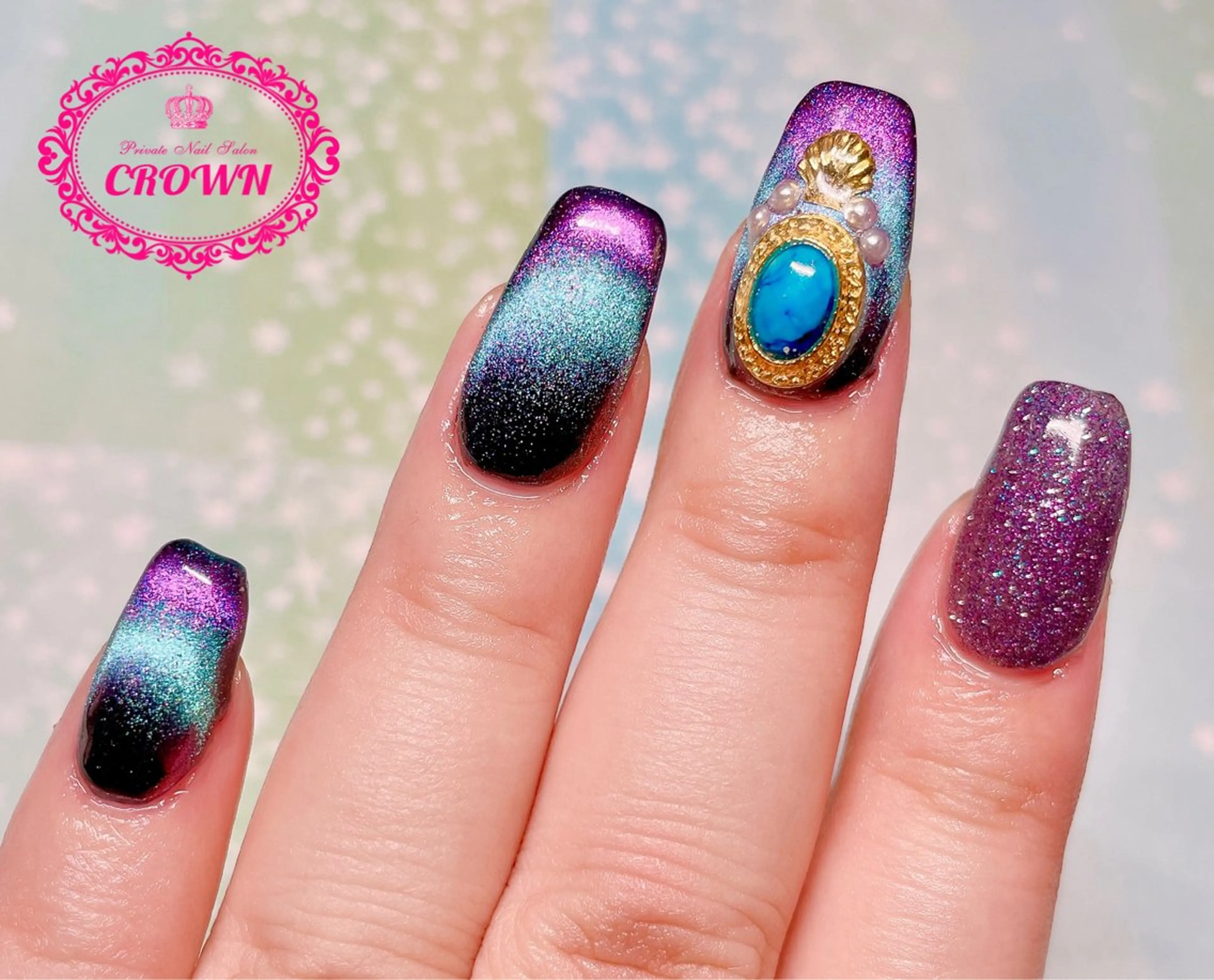 ネイル CROWN プライベートサロンのネイルデザイン