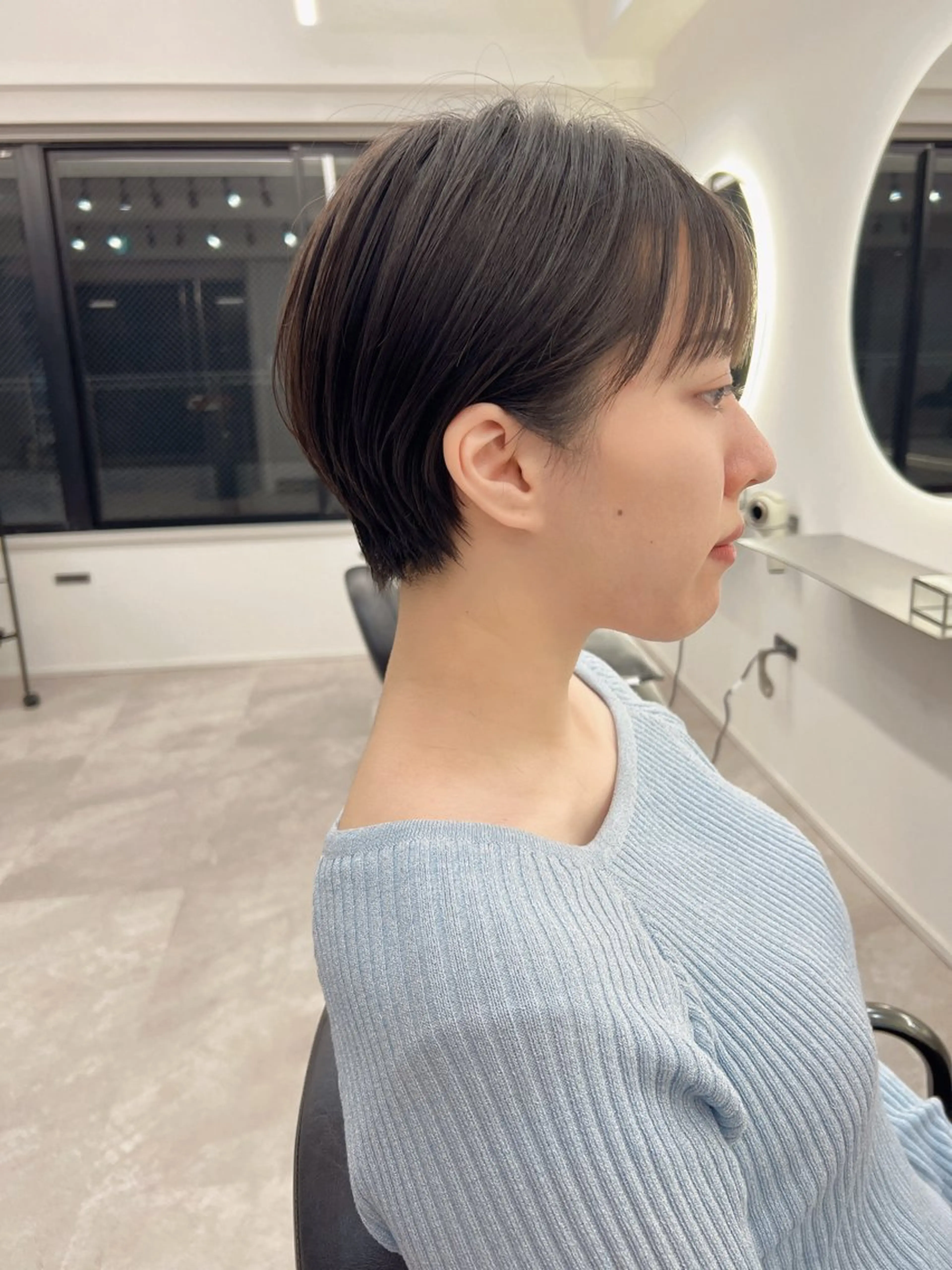 ショート 切りっぱなしボブ 前下がりボブ ショートボブ ボブ タンバルモリ ショート/ ボブ/今井皓のヘアスタイル