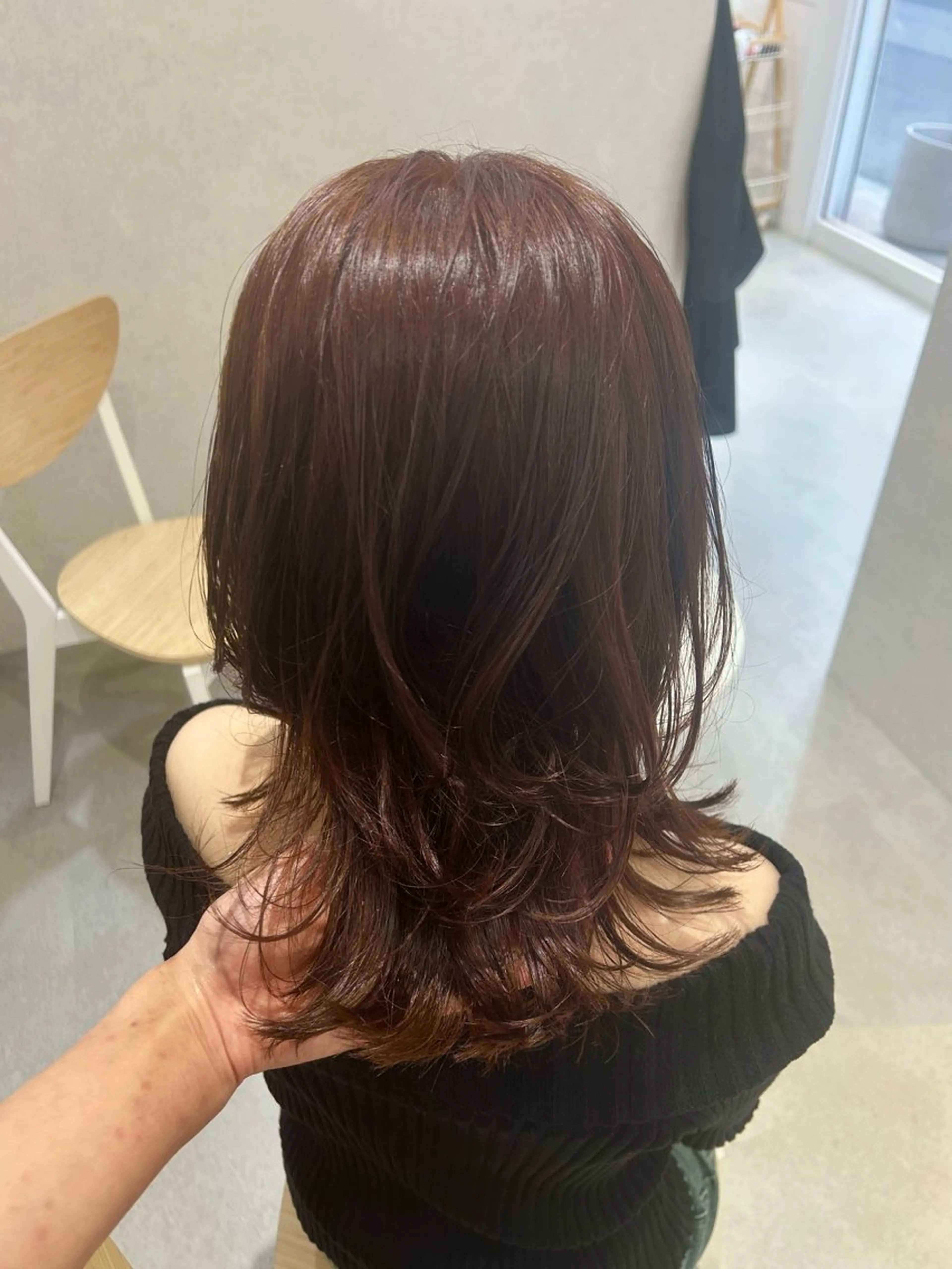 ミディアム maoお洒落ヘア🎀 赤みなしcolorのヘアスタイル