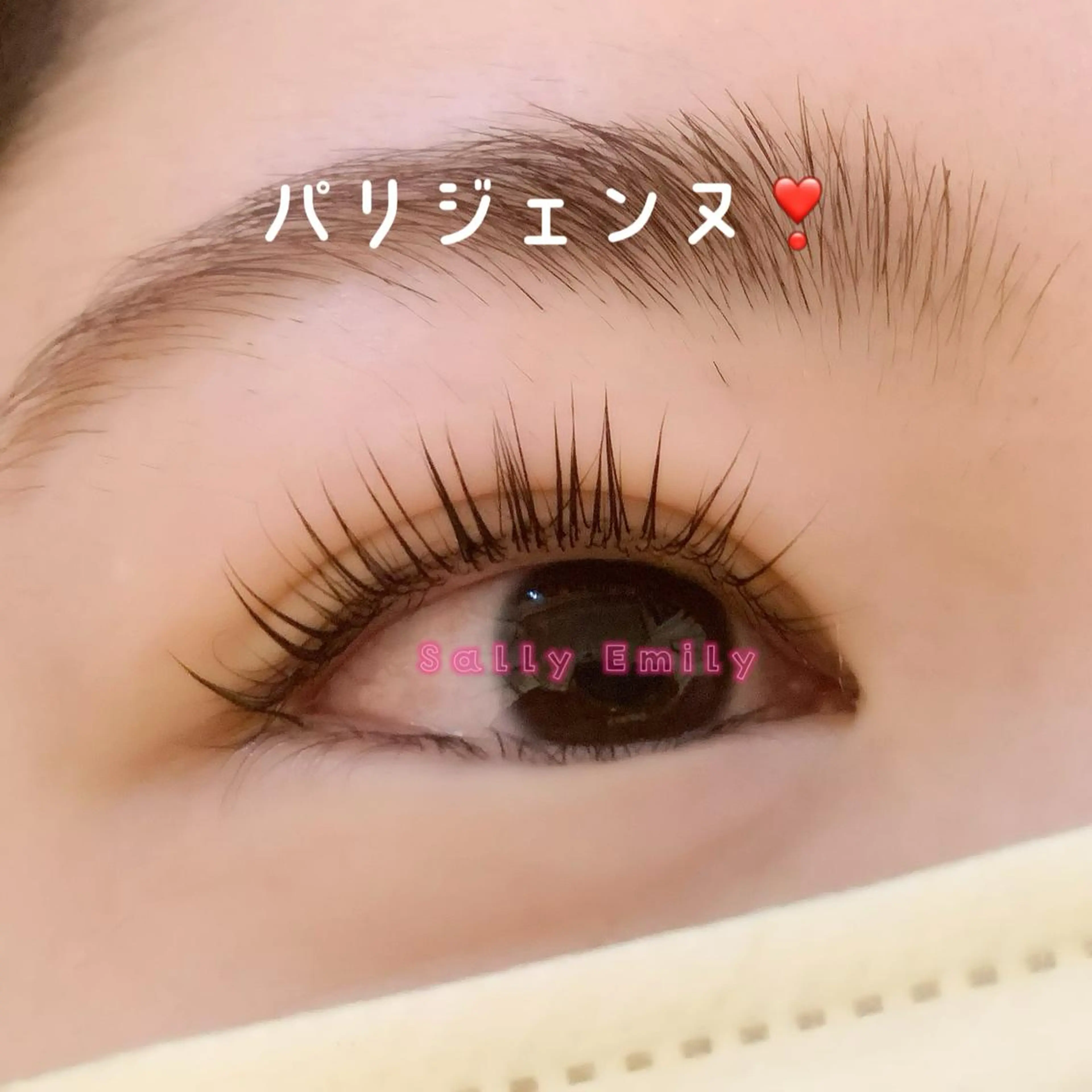 マツエク・マツパ パリジェンヌラッシュリフト 🧸Celeste Venusのマツエク・マツパデザイン