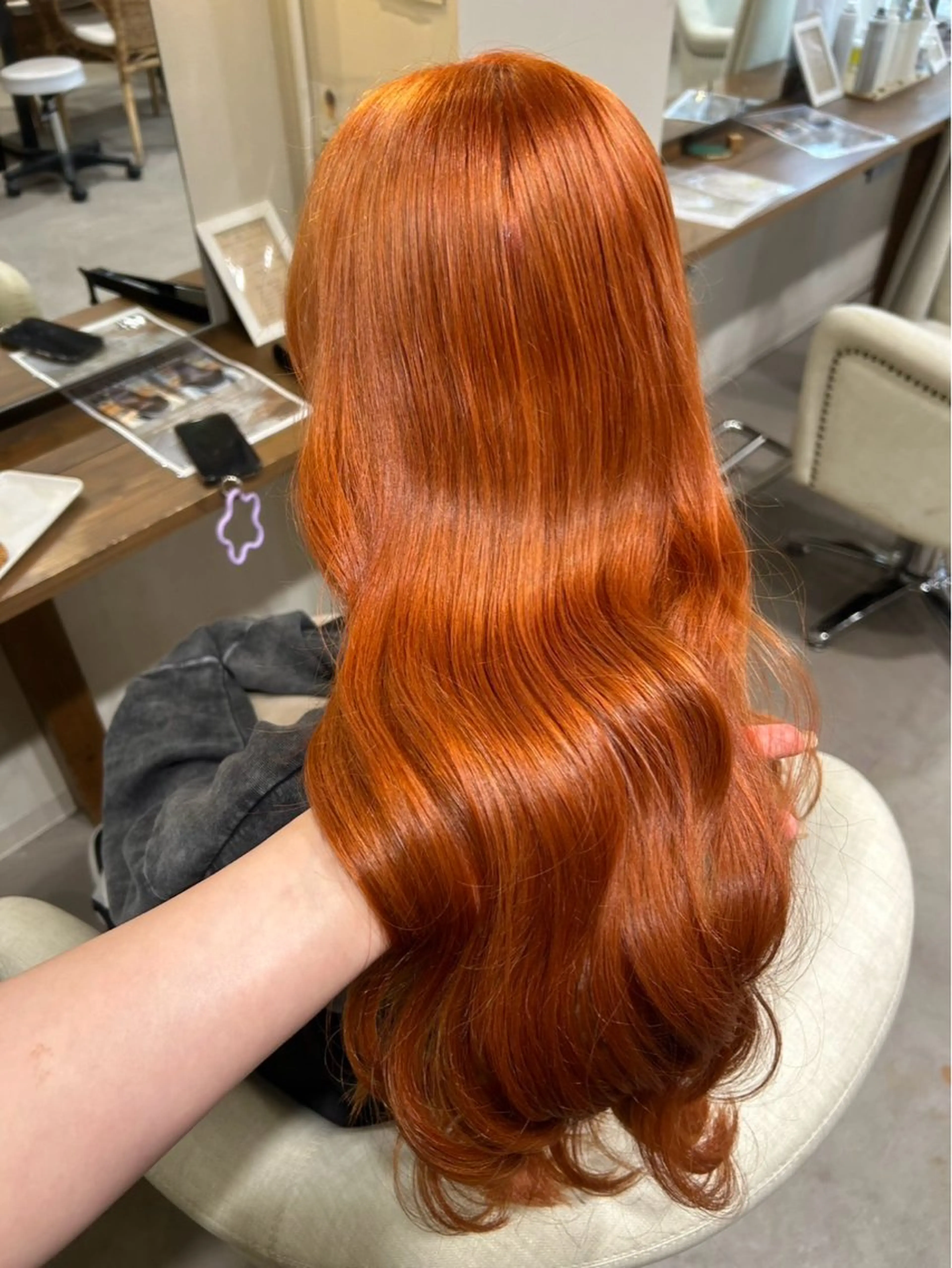 ロング 村上 綾音のヘアスタイル