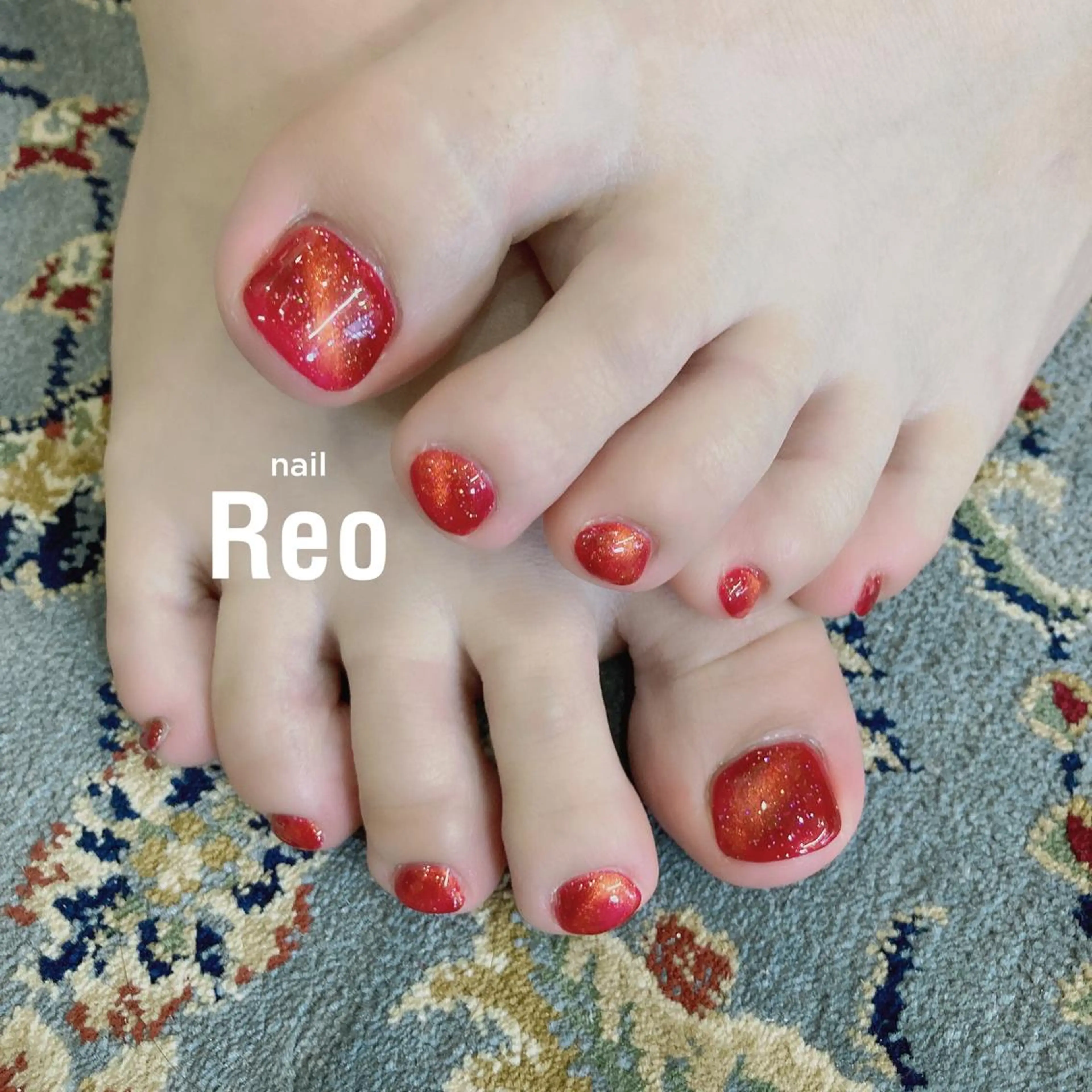 ミディアム ネイル Reonail 💕Kana💕のネイルデザイン