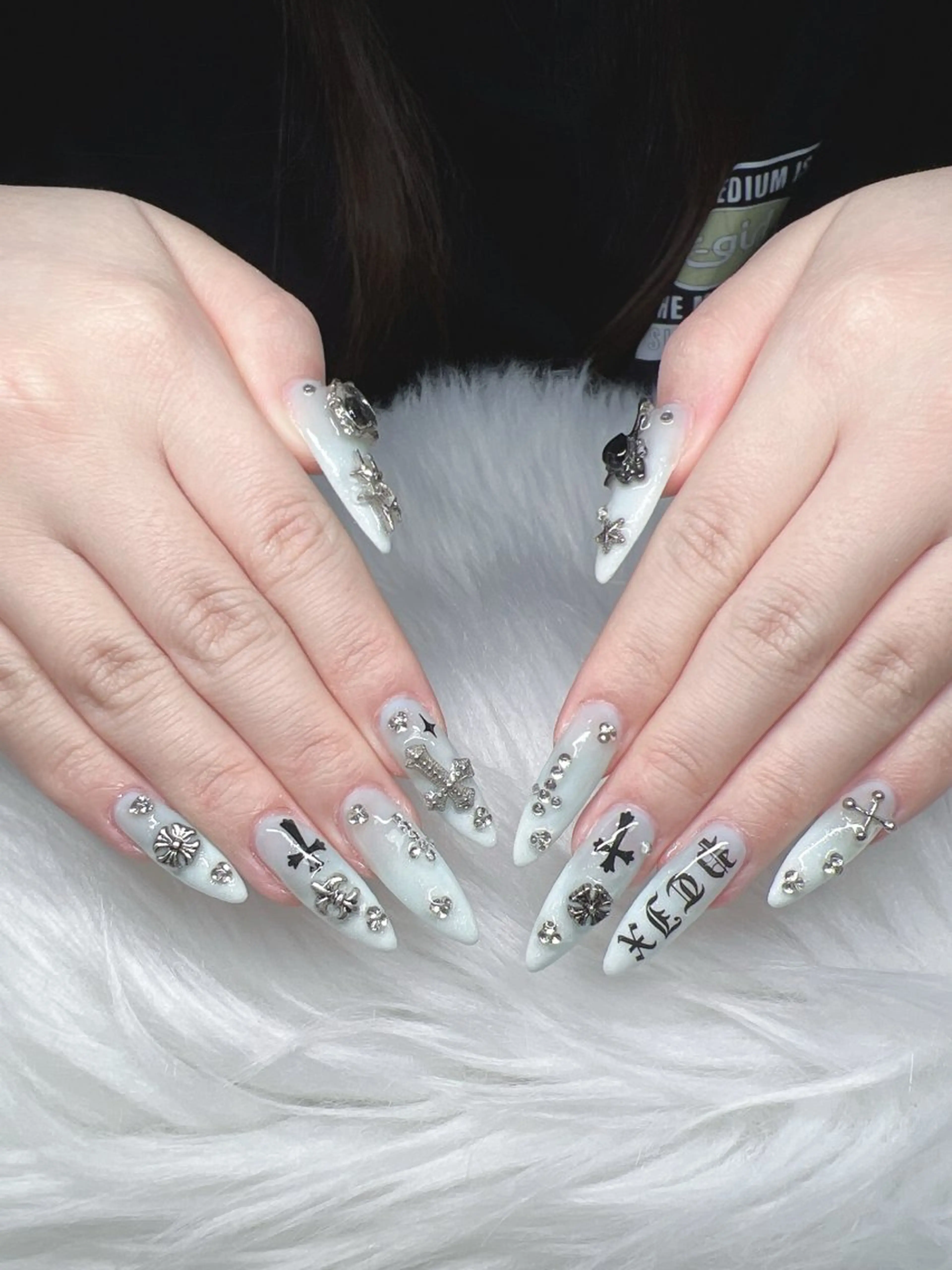 ネイル ハンドネイル Lee Nails チップ長さだし専門店のネイルデザイン