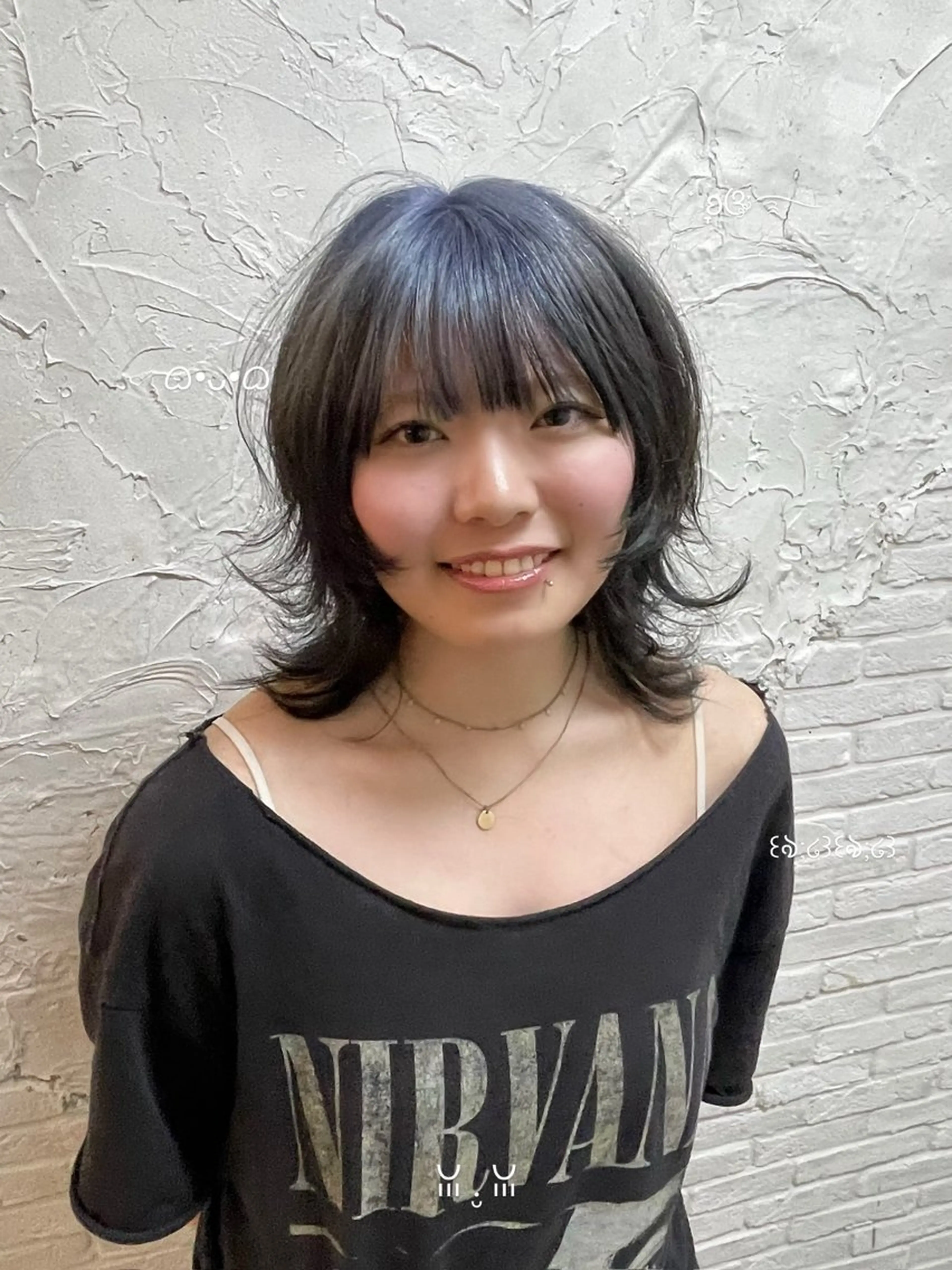 ミディアム カラー デザインカラー girly/ヘア メイクMitsukiのヘアスタイル