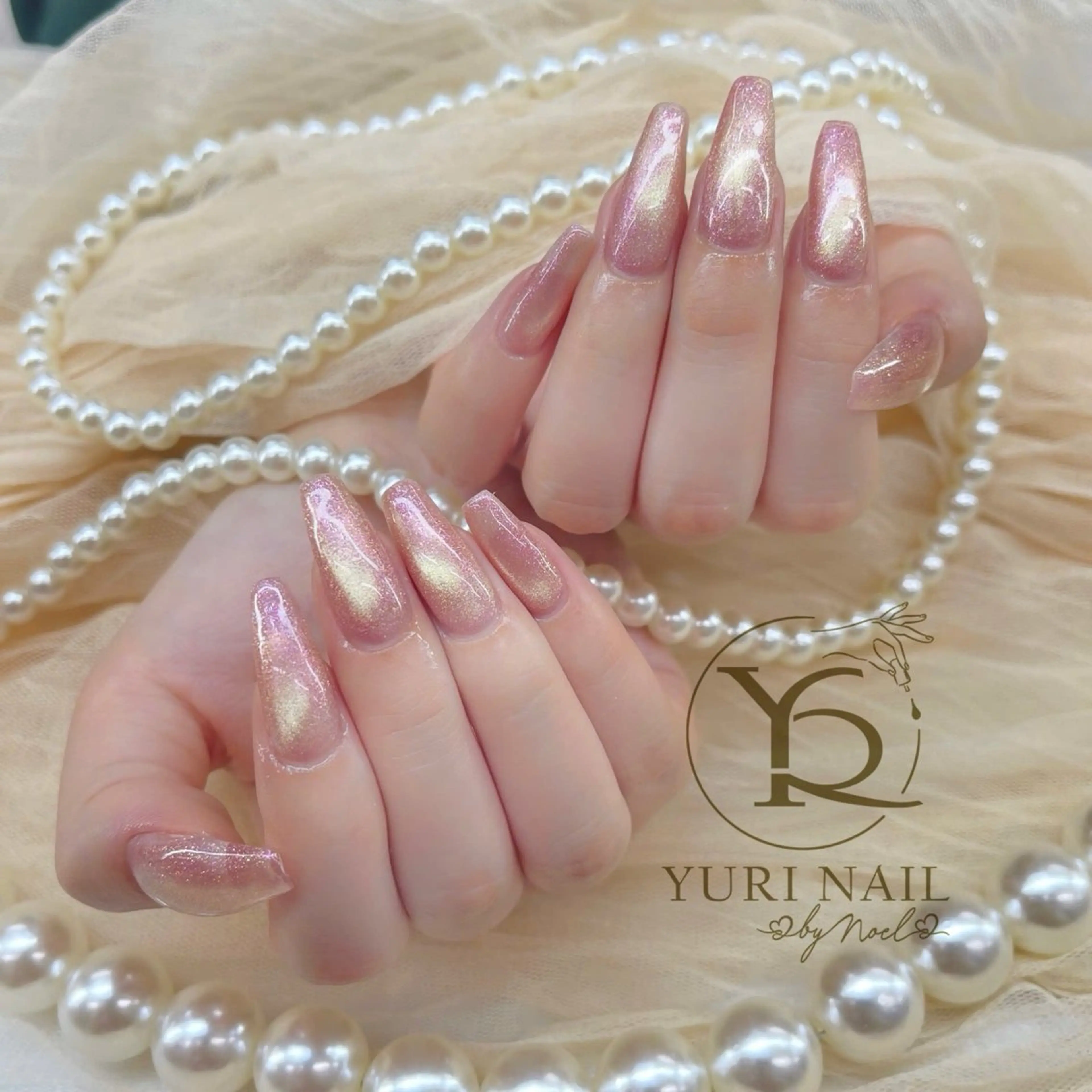 ネイル チークネイル フットネイル フレンチネイル グラデーション キラキラネイル ハンドネイル フットネイル ハンドケア YURI Nail Funabashiのネイルデザイン