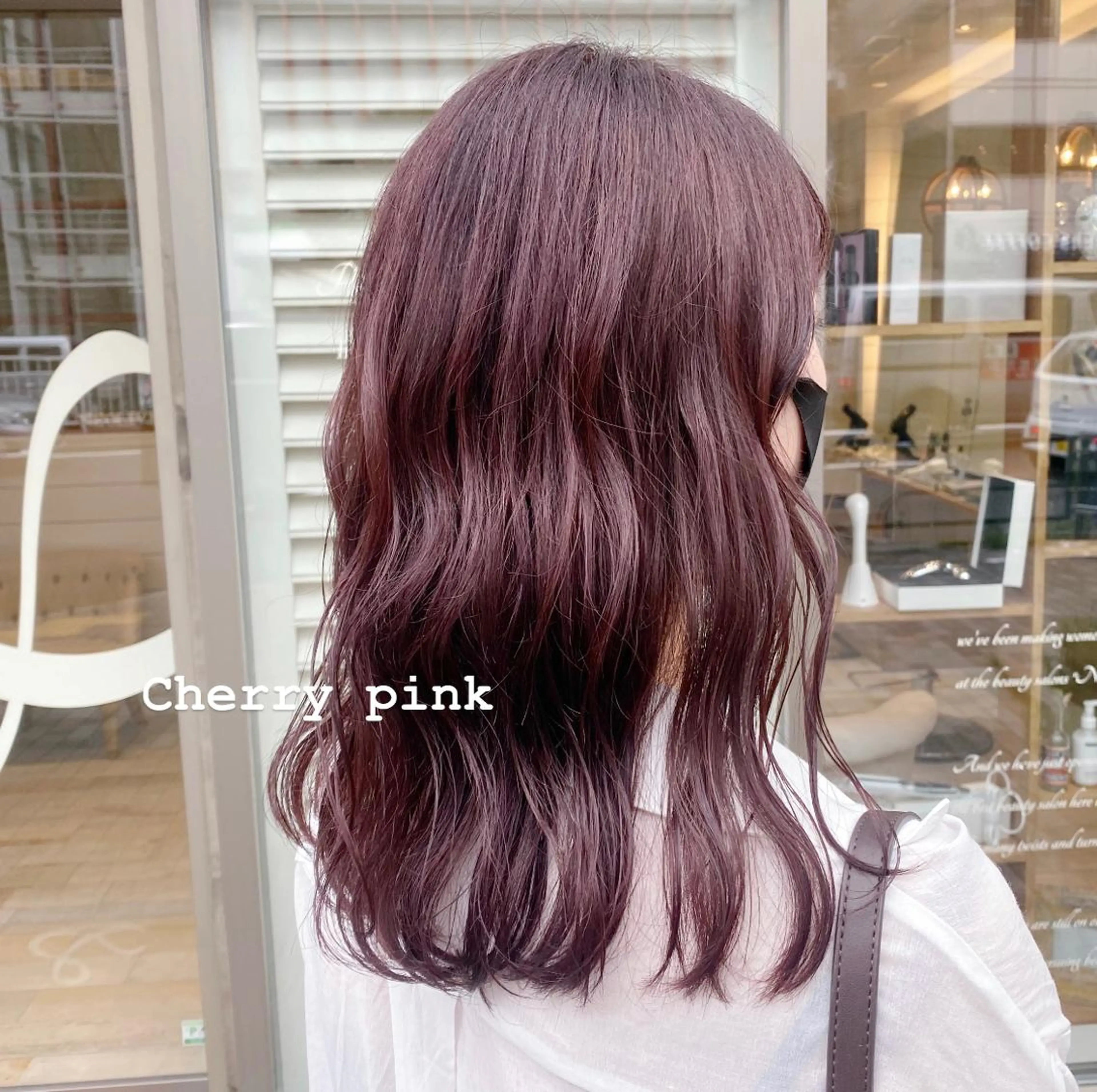 ミディアム カラー ピンクカラー ツカハラ　リリカ 👒柔らかカラー👒のヘアスタイル
