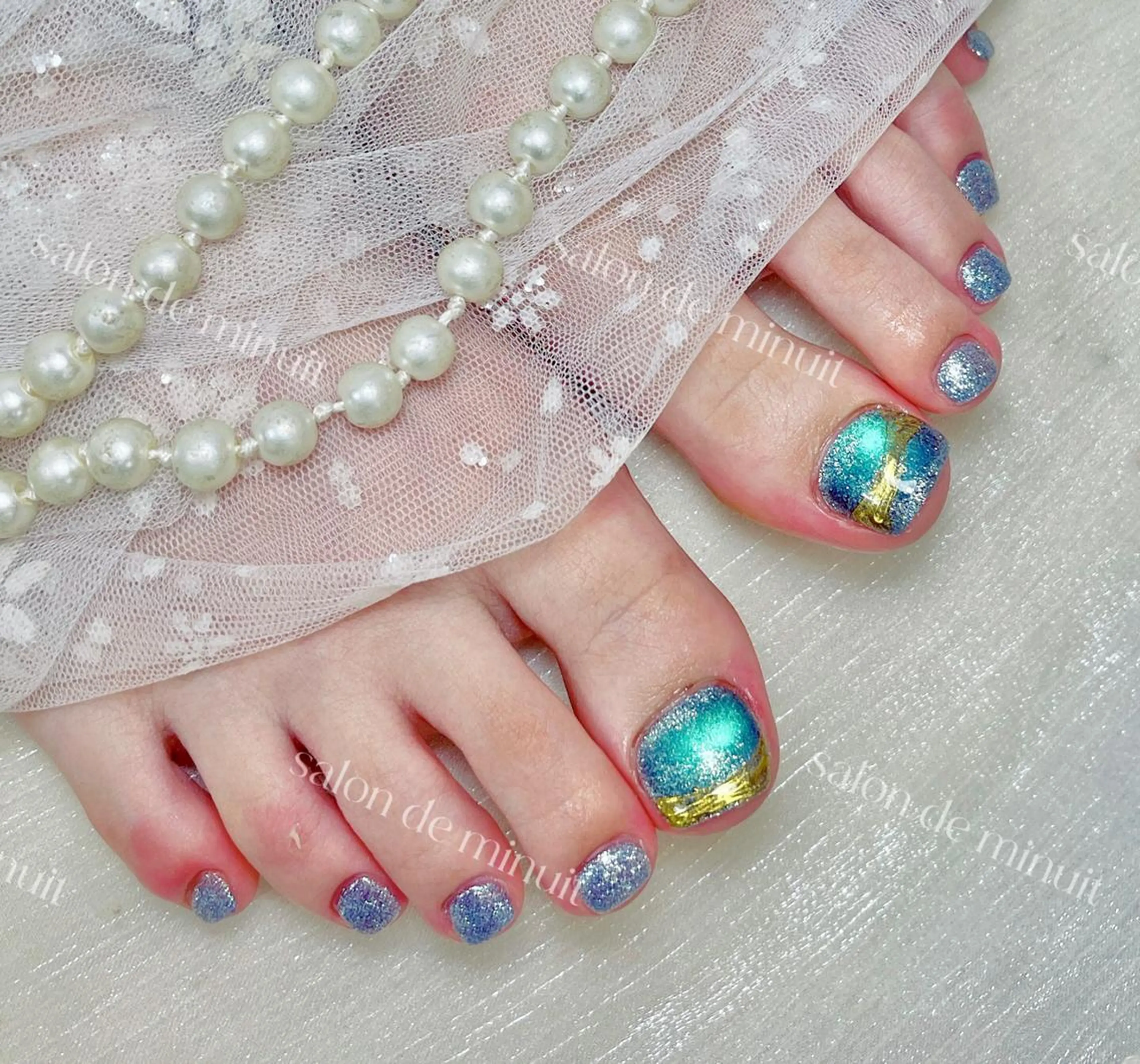 🎀【Foot】120分つけ放題8300円(持ち込みデザイン)(アート6本まで)🎀の写真