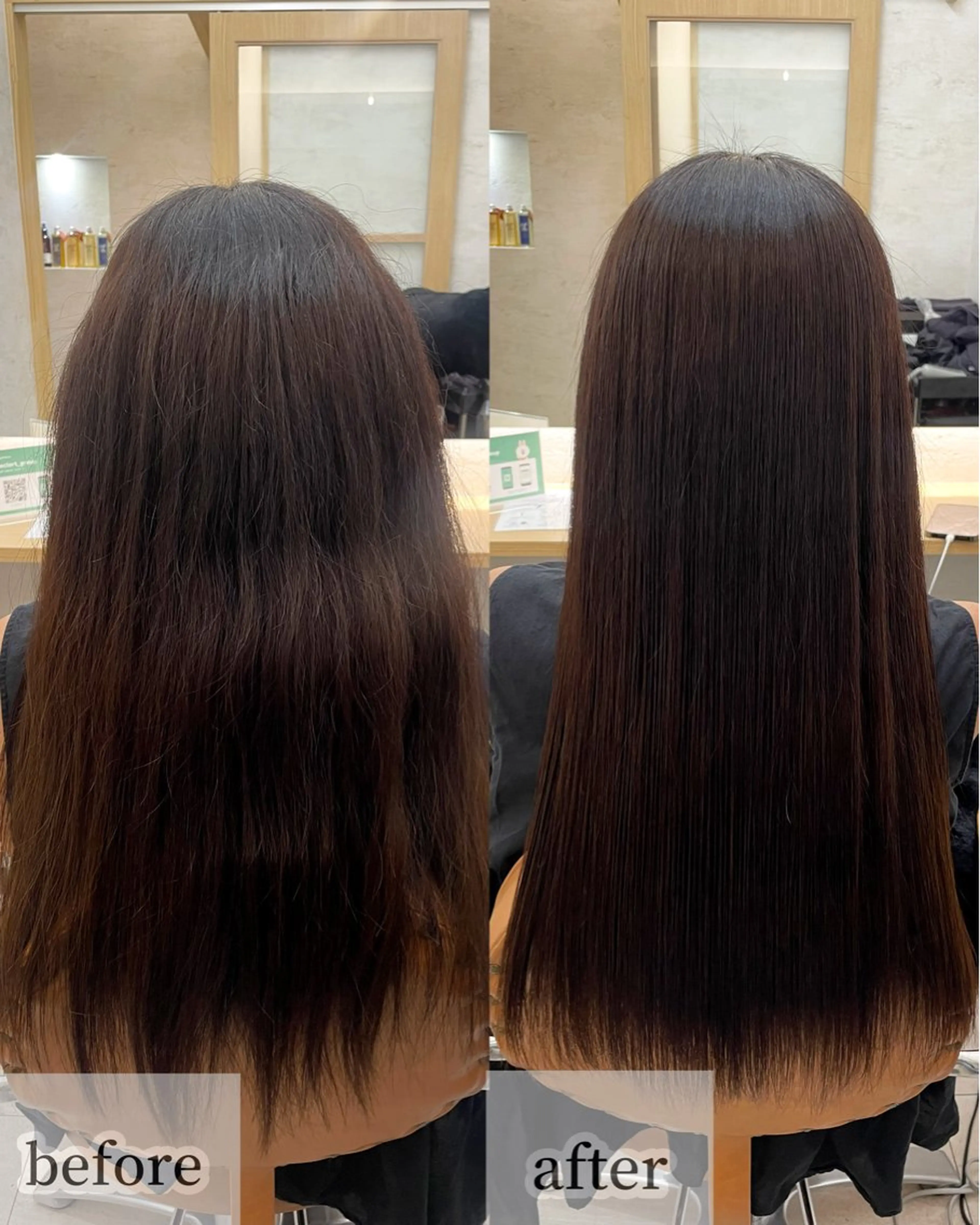 ロング 縮毛矯正 トリートメント 高橋 芽衣のヘアスタイル