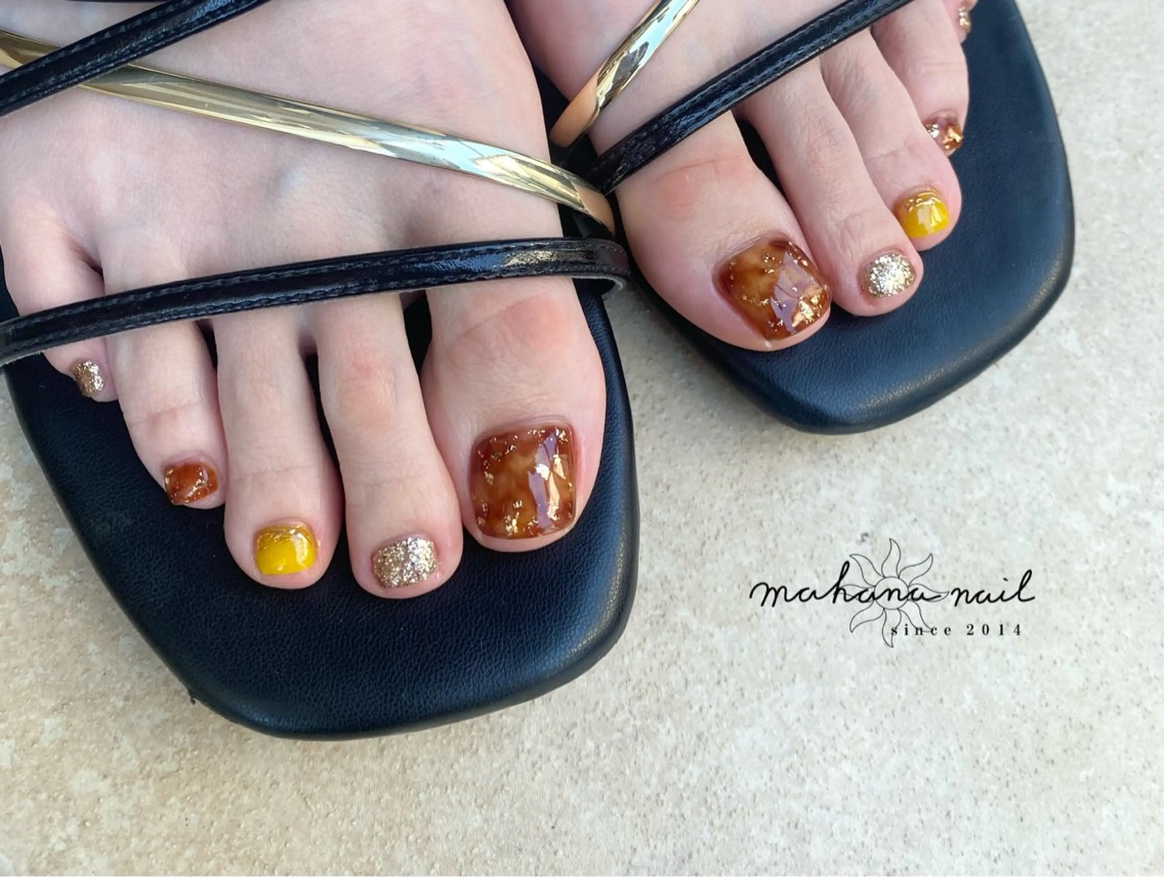 ネイル フットネイル mahana nailのネイルデザイン