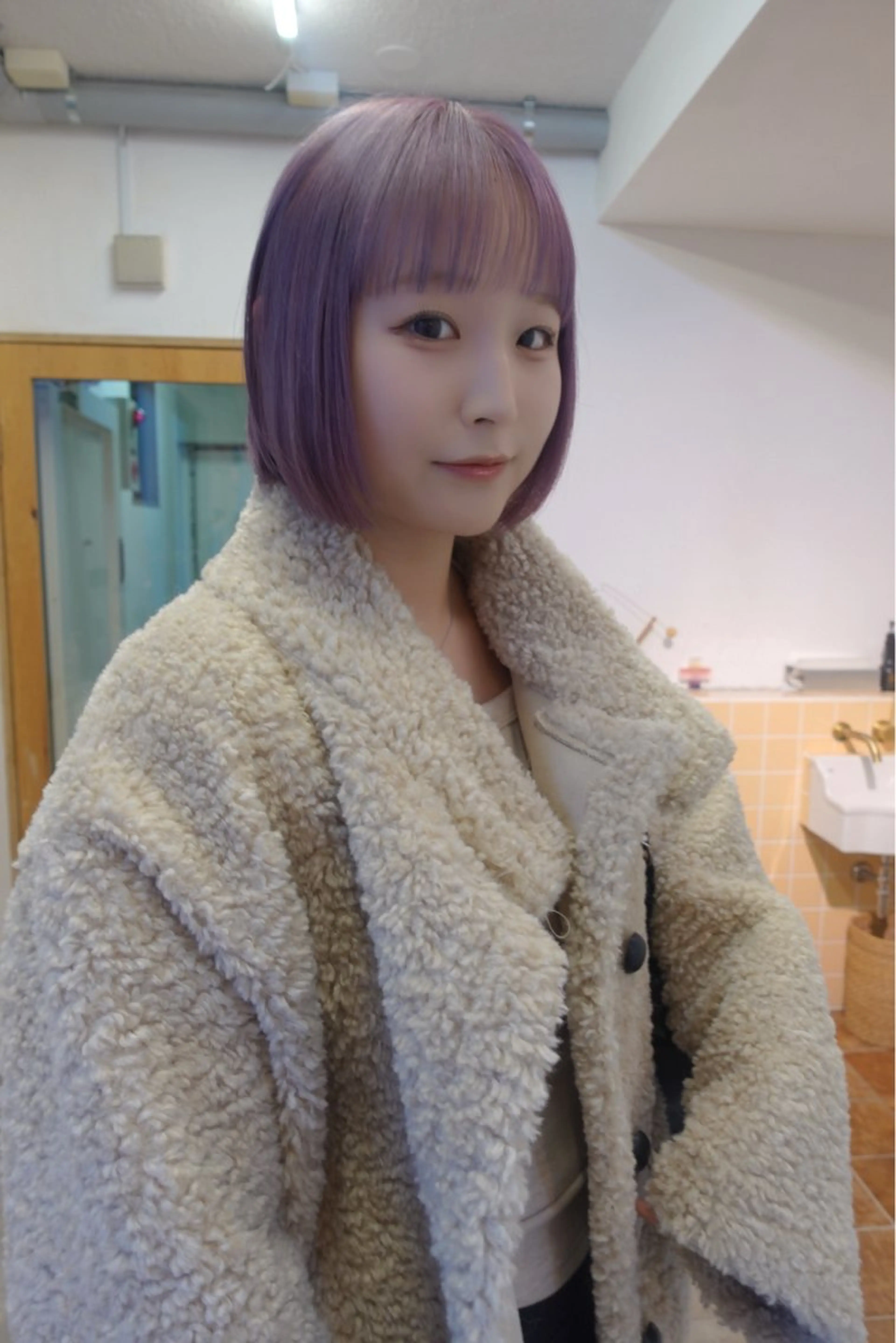 カラー ブリーチ ヘアカラー sakura🌸 レイヤー/韓国ヘアのヘアスタイル