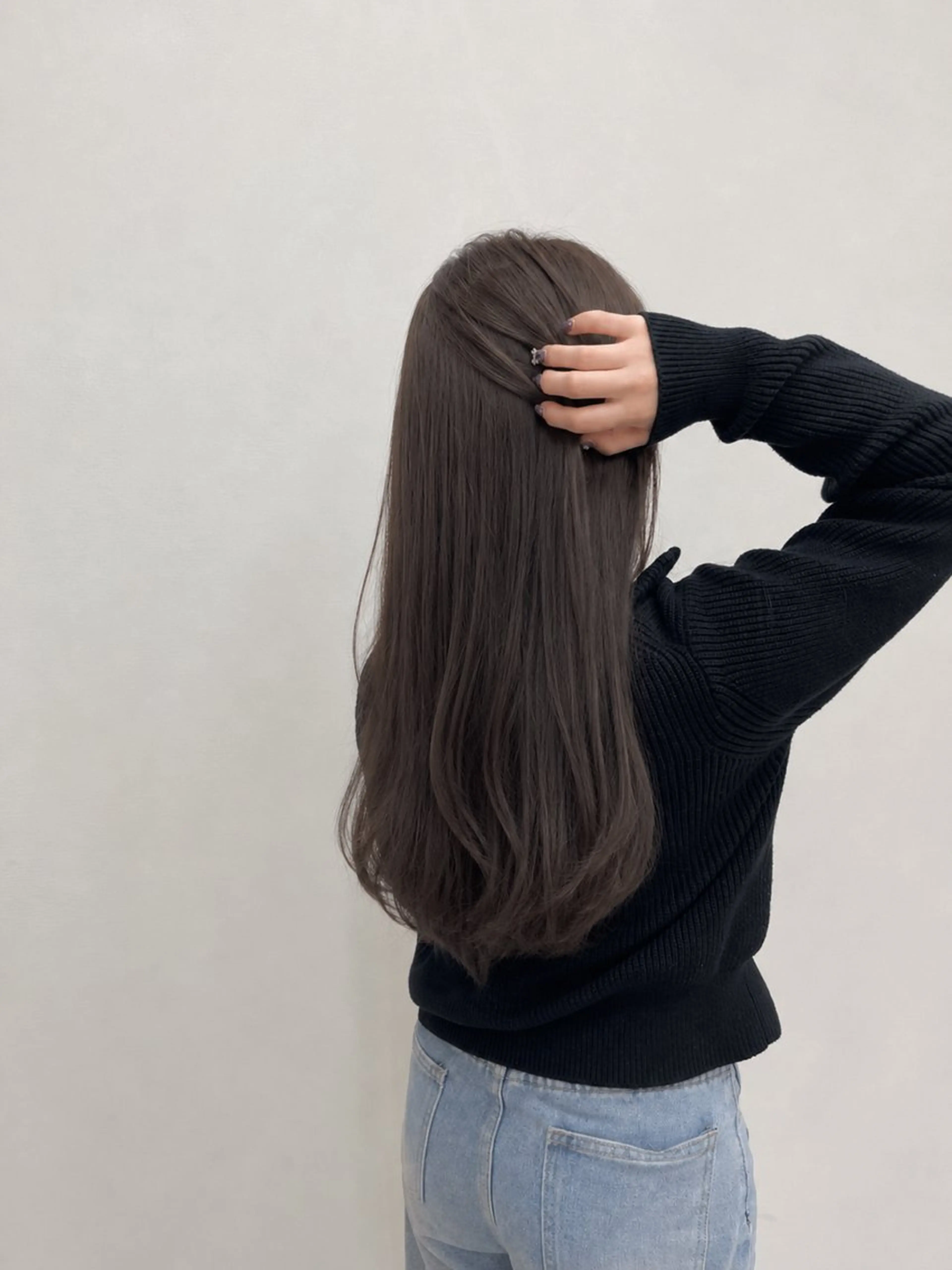セミロング カラー 透明感カラー グレージュ ヘアカラー 透明感カラー⭐️ Takumaのヘアスタイル