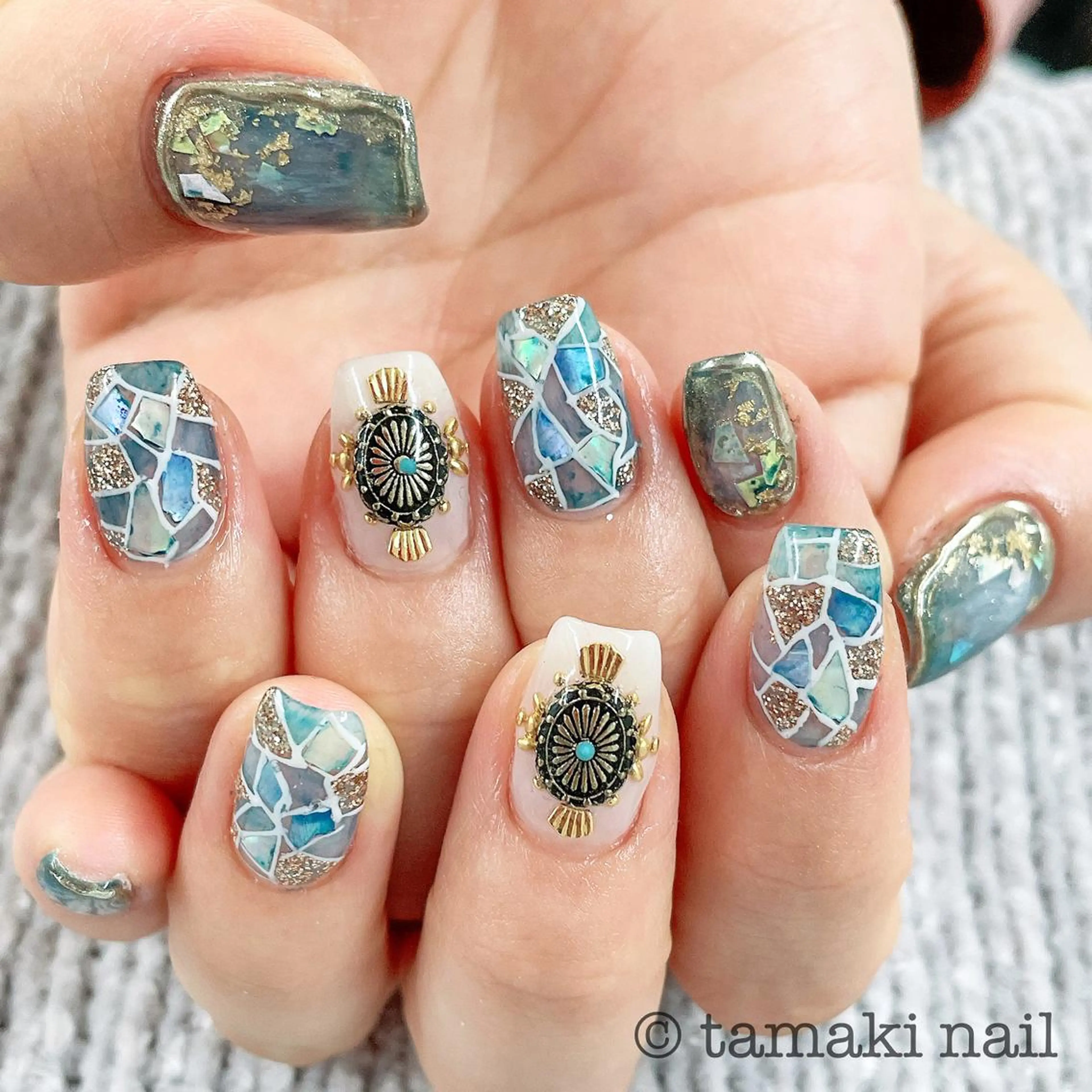 ネイル 持ち込み ハンドネイル MAYME所属・MAYME TAMAKIのネイルデザイン