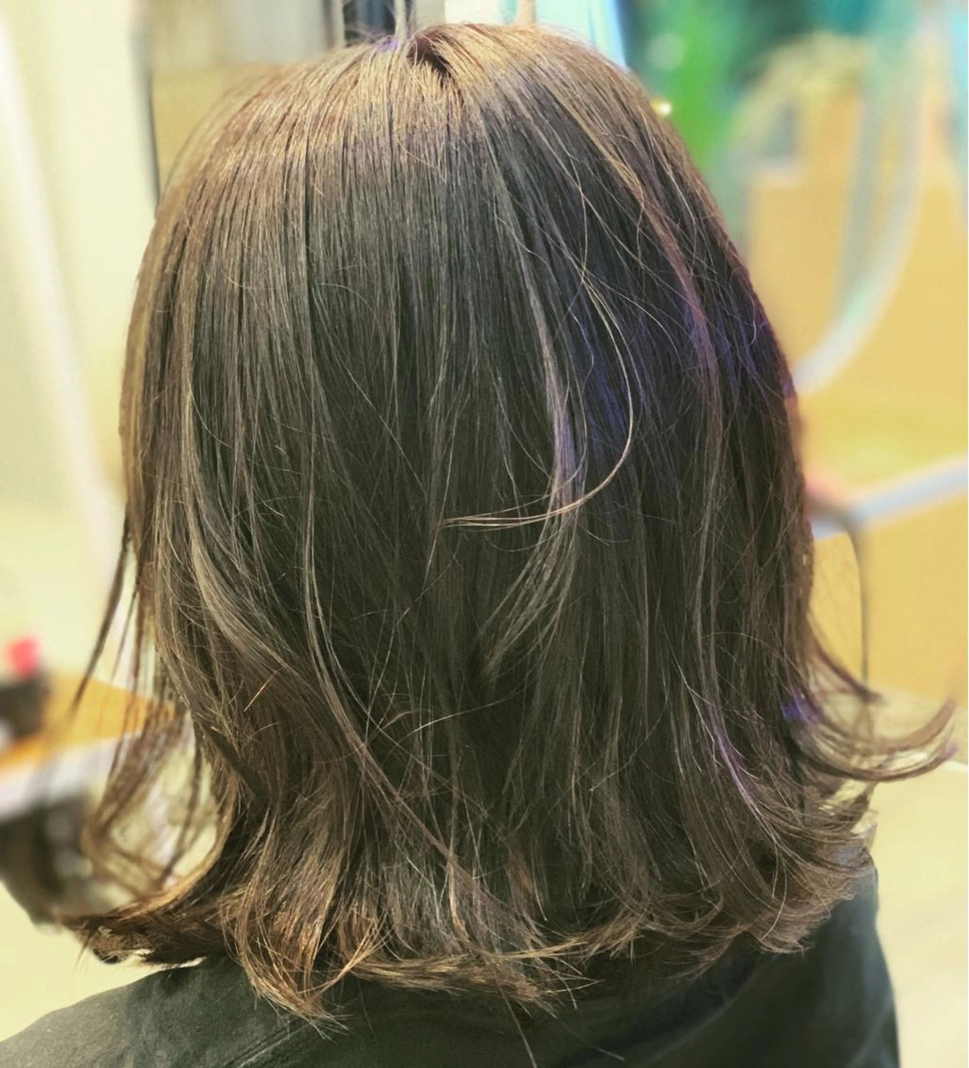 ミディアム カラー ヘアカラー トリートメント 北川 拓也のヘアスタイル