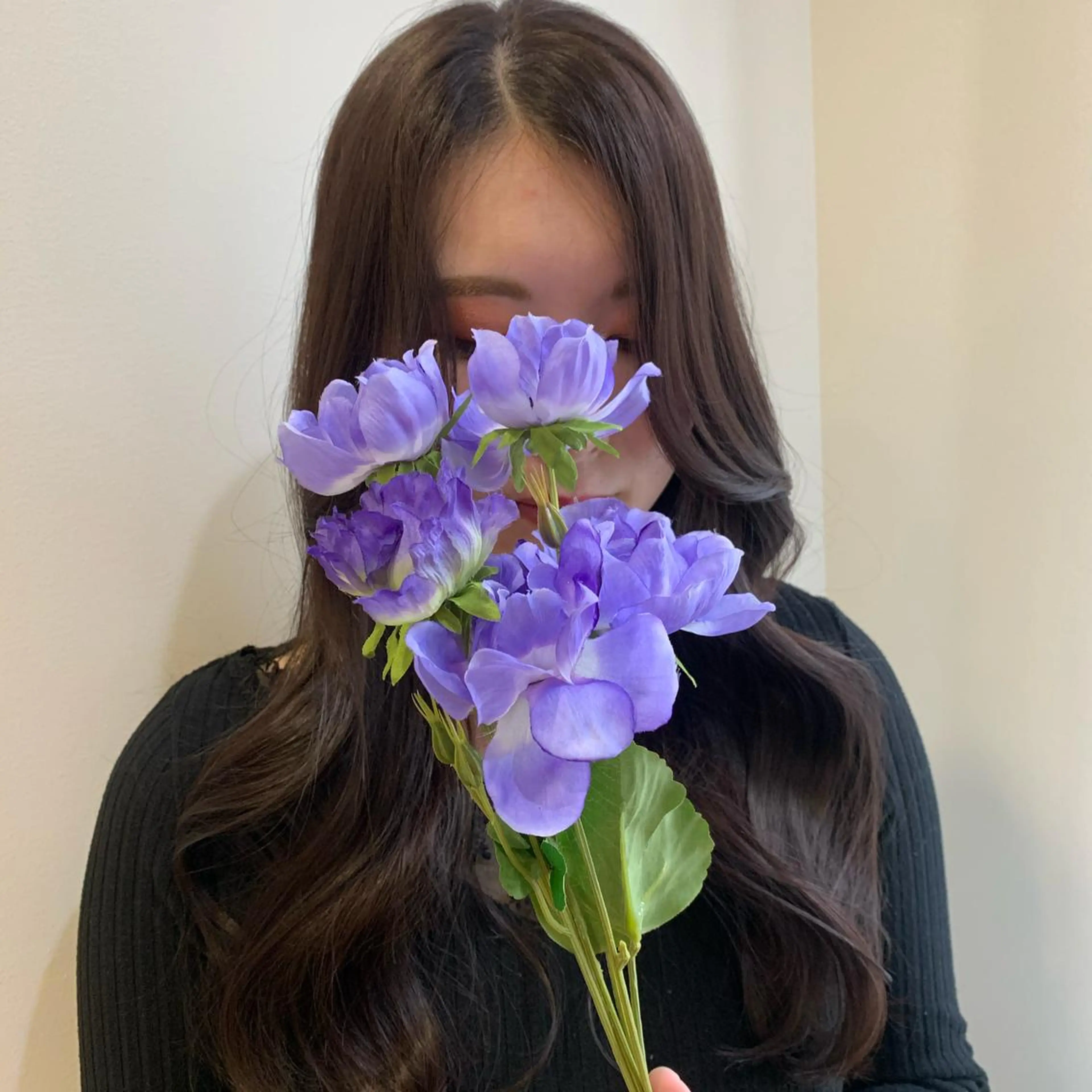 ロング カラー ブラウンカラー ココアブラウン エギョモリ ヨシンモリ 韓国風ヘア 韓国×巻ける髪質改善 💍maki💍のヘアスタイル