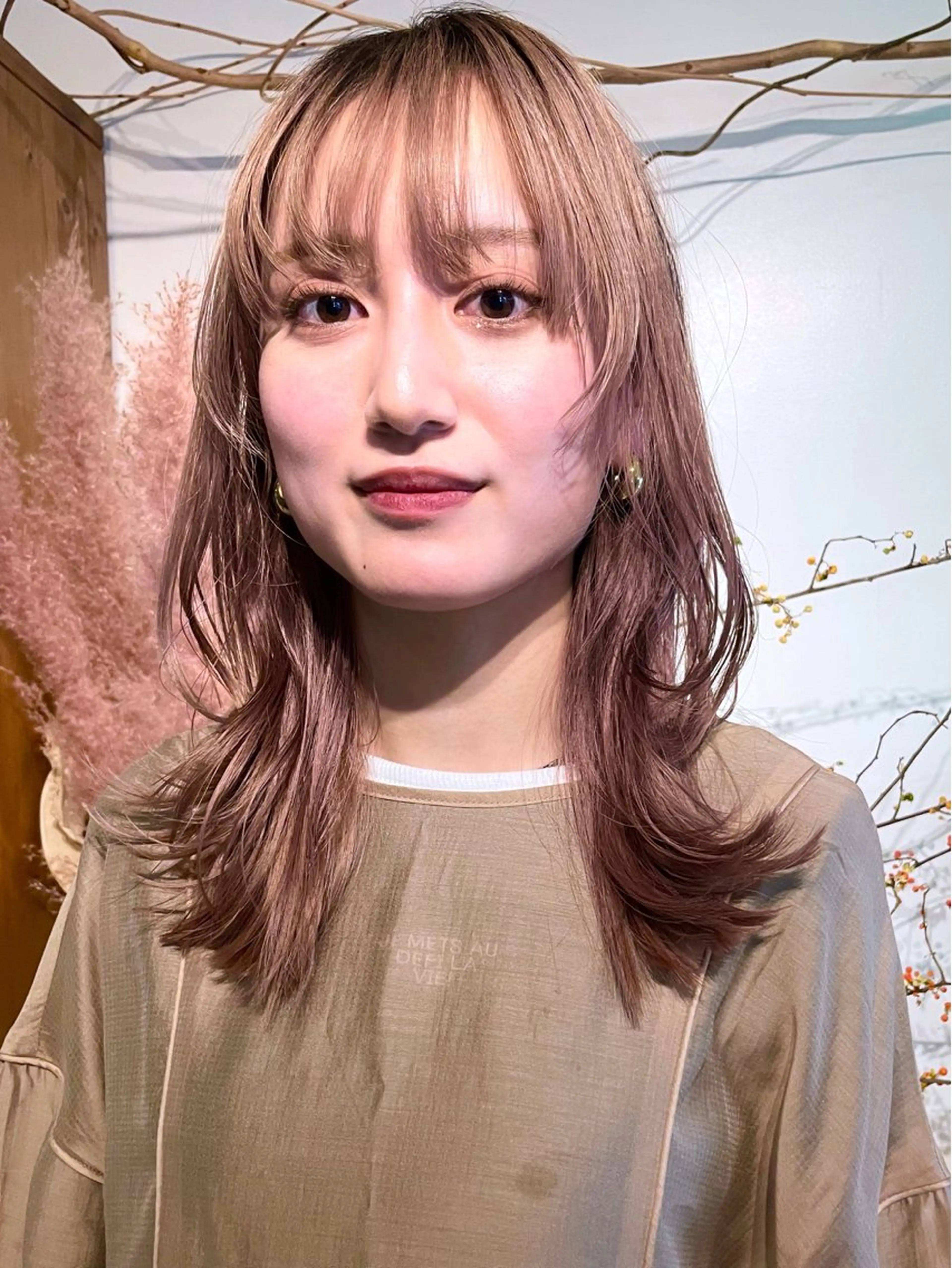 セミロング カラー k-two ウエダカナミ🎀のヘアスタイル