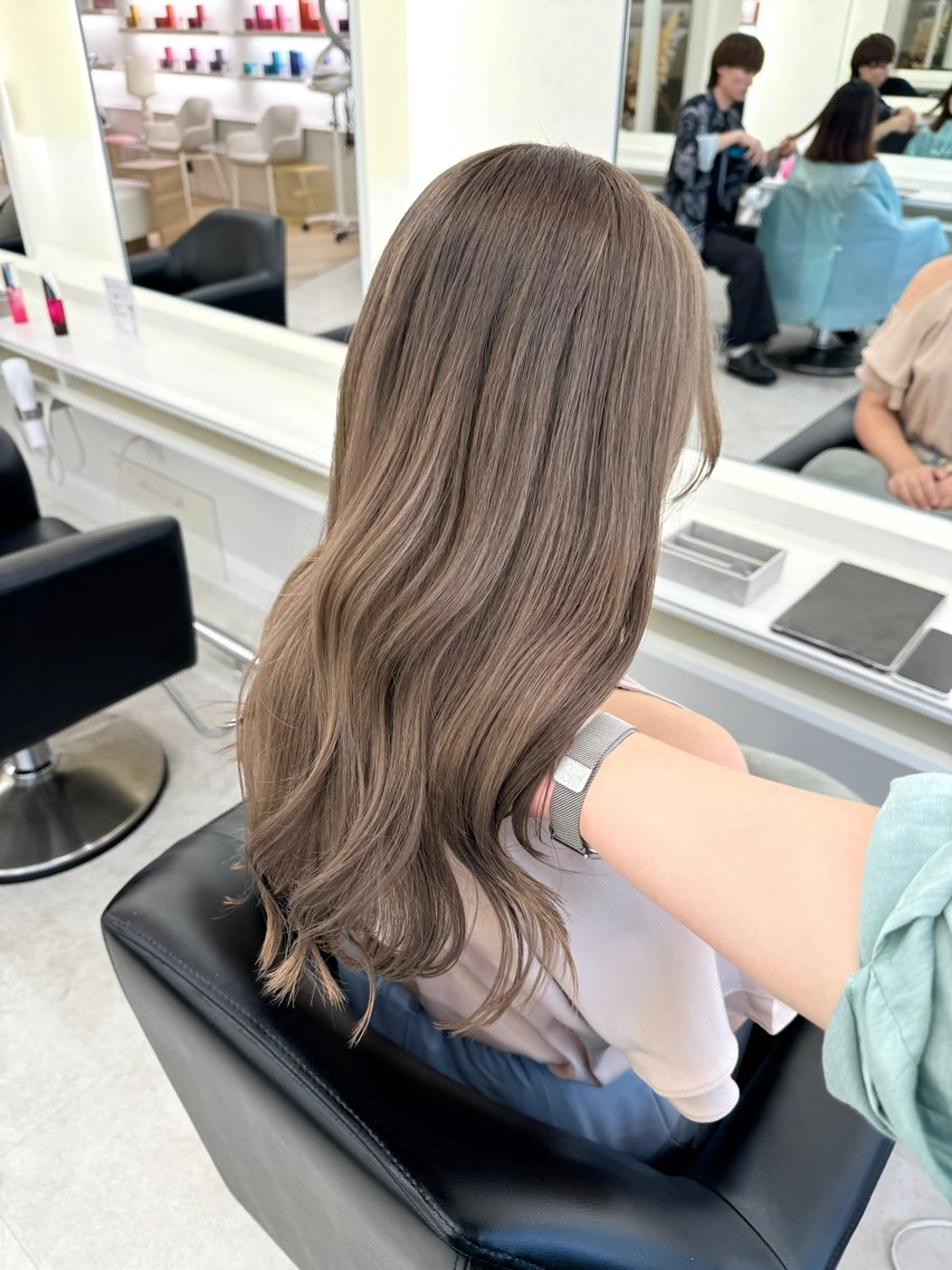 ロング カラー ヘアカラー ParveMix🍀 藤原愛未のヘアスタイル