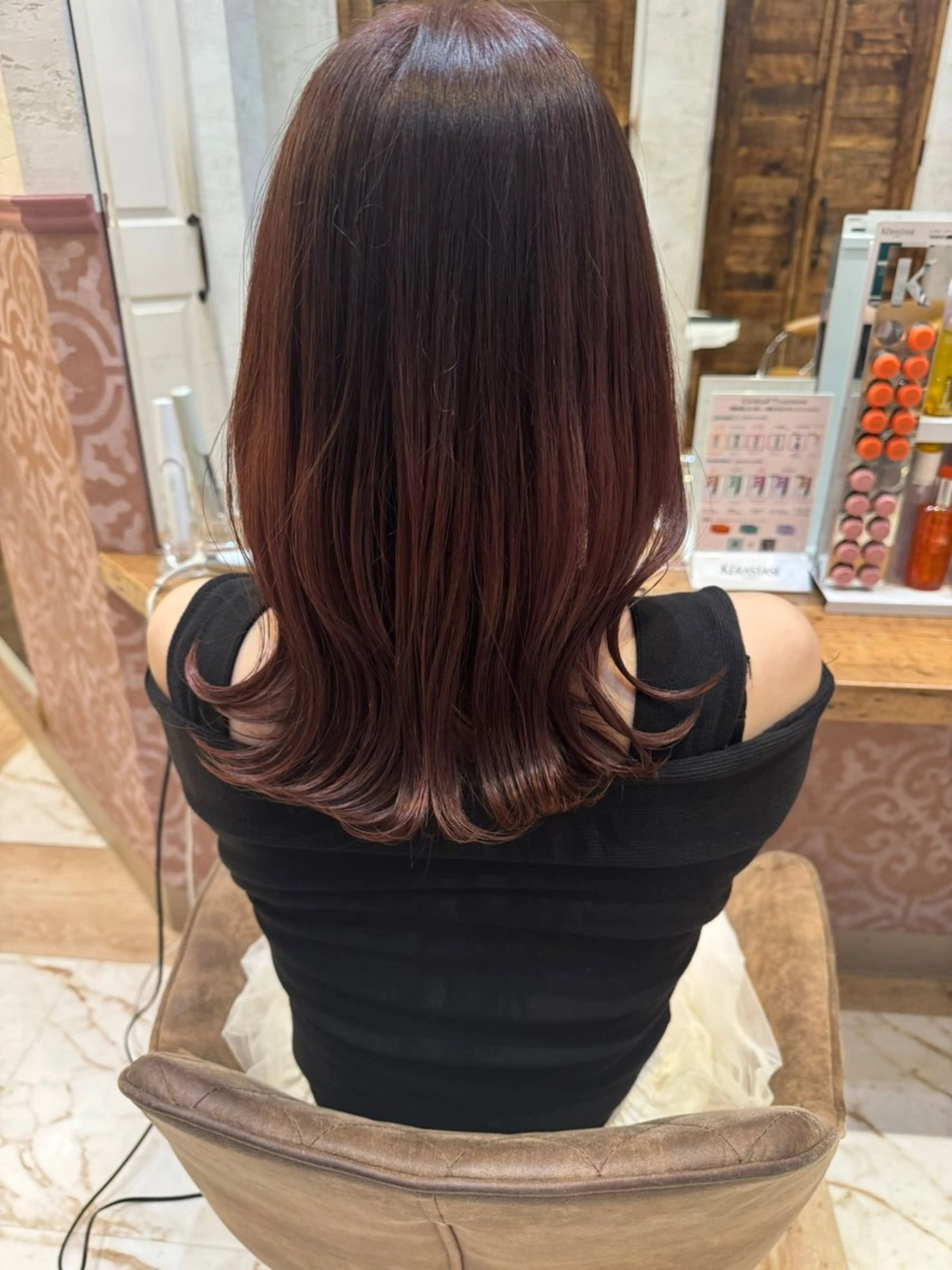 ミディアム 寺田 鼓捺/艶髪 /透明感カラーのヘアスタイル