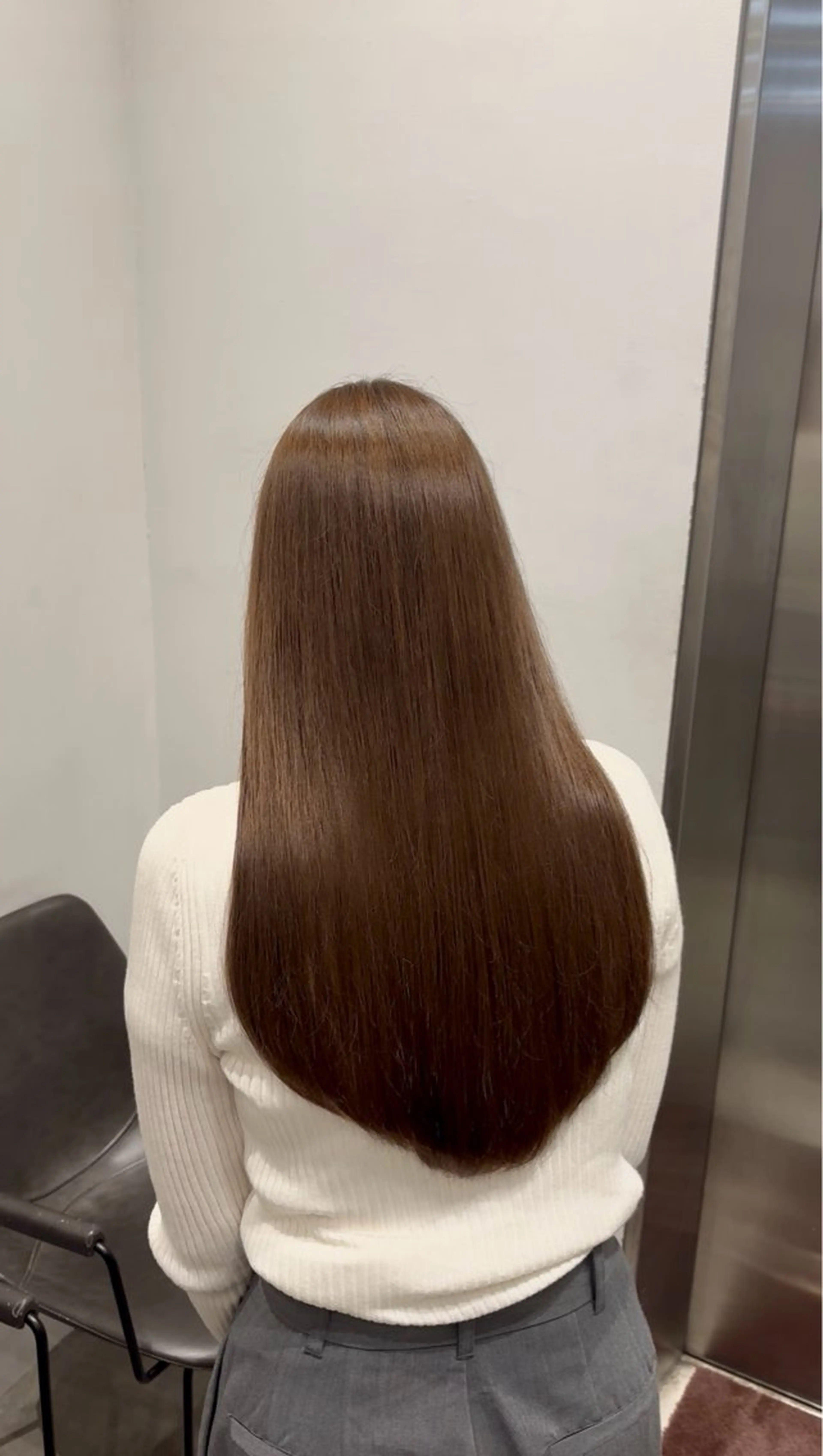 ロング ヘアカラー さらさら縮毛矯正 得意です✨️なつみのヘアスタイル