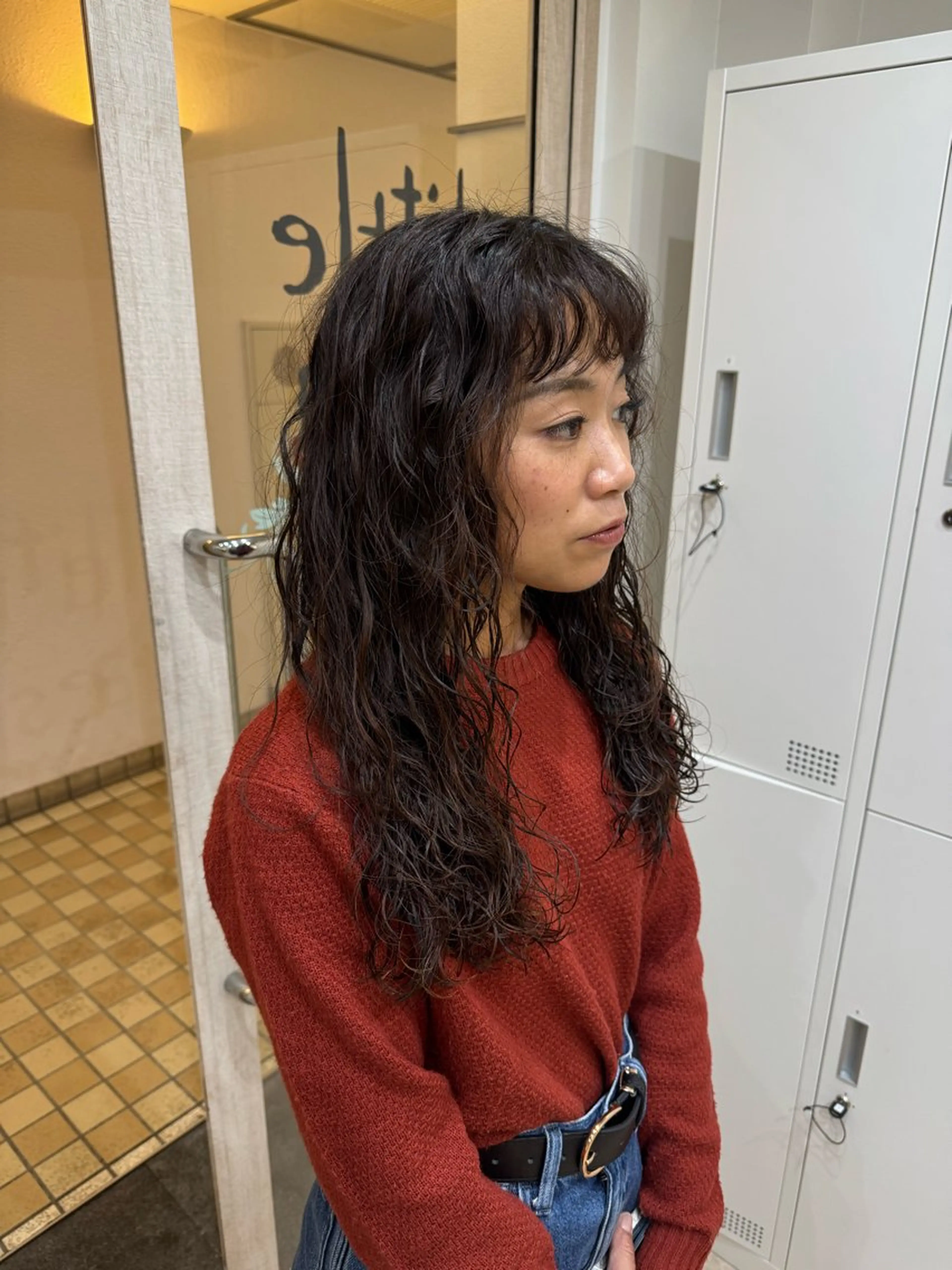 ロング パーマ little石川 秀のヘアスタイル