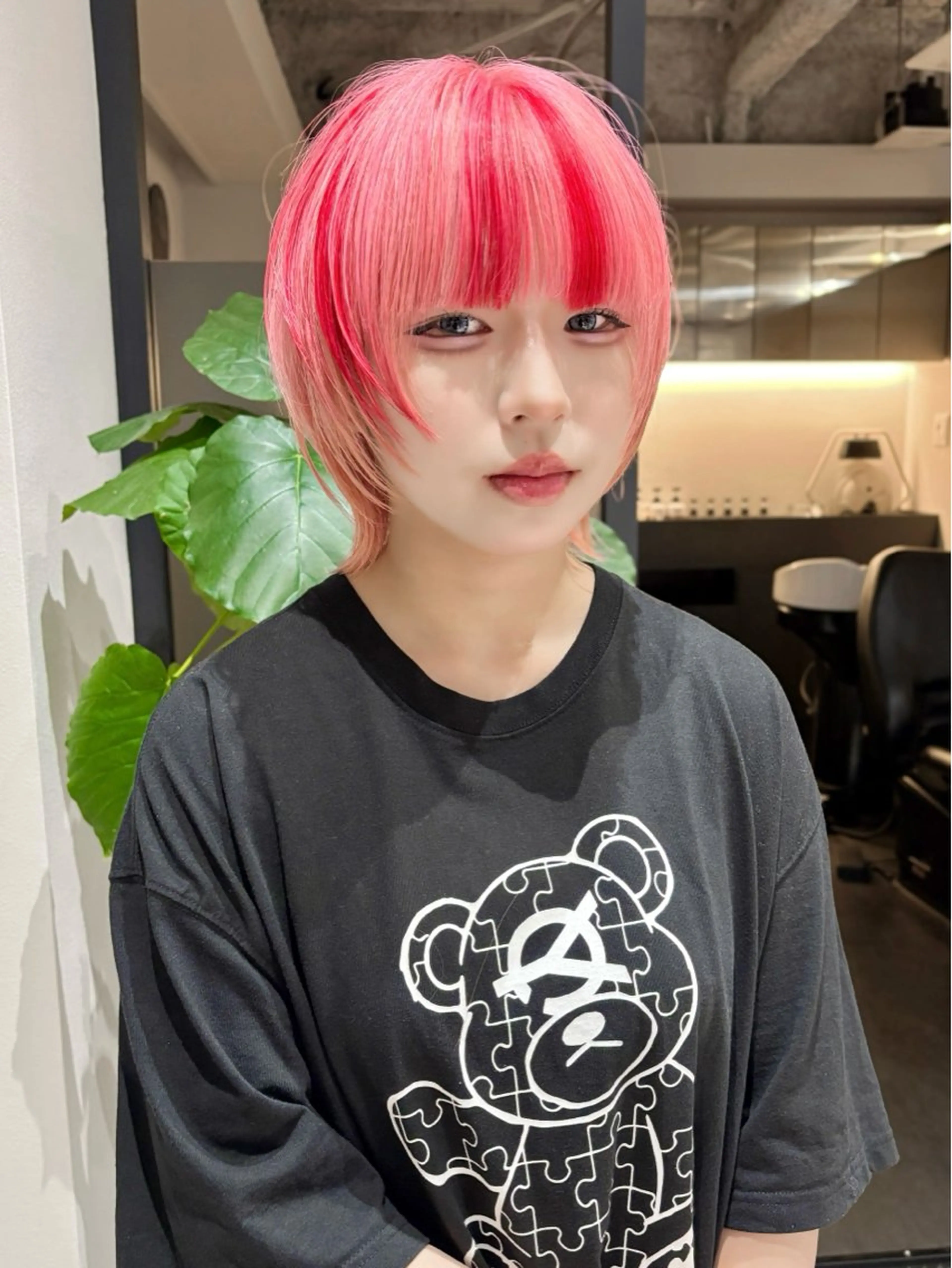 ショート カラー ブリーチ デザインカラー ダブルカラー ハイトーンカラー ハッシュカット カット ヘアカラー トリートメント ボブ/髪質改善/ レイヤー/池澤慎人のヘアスタイル