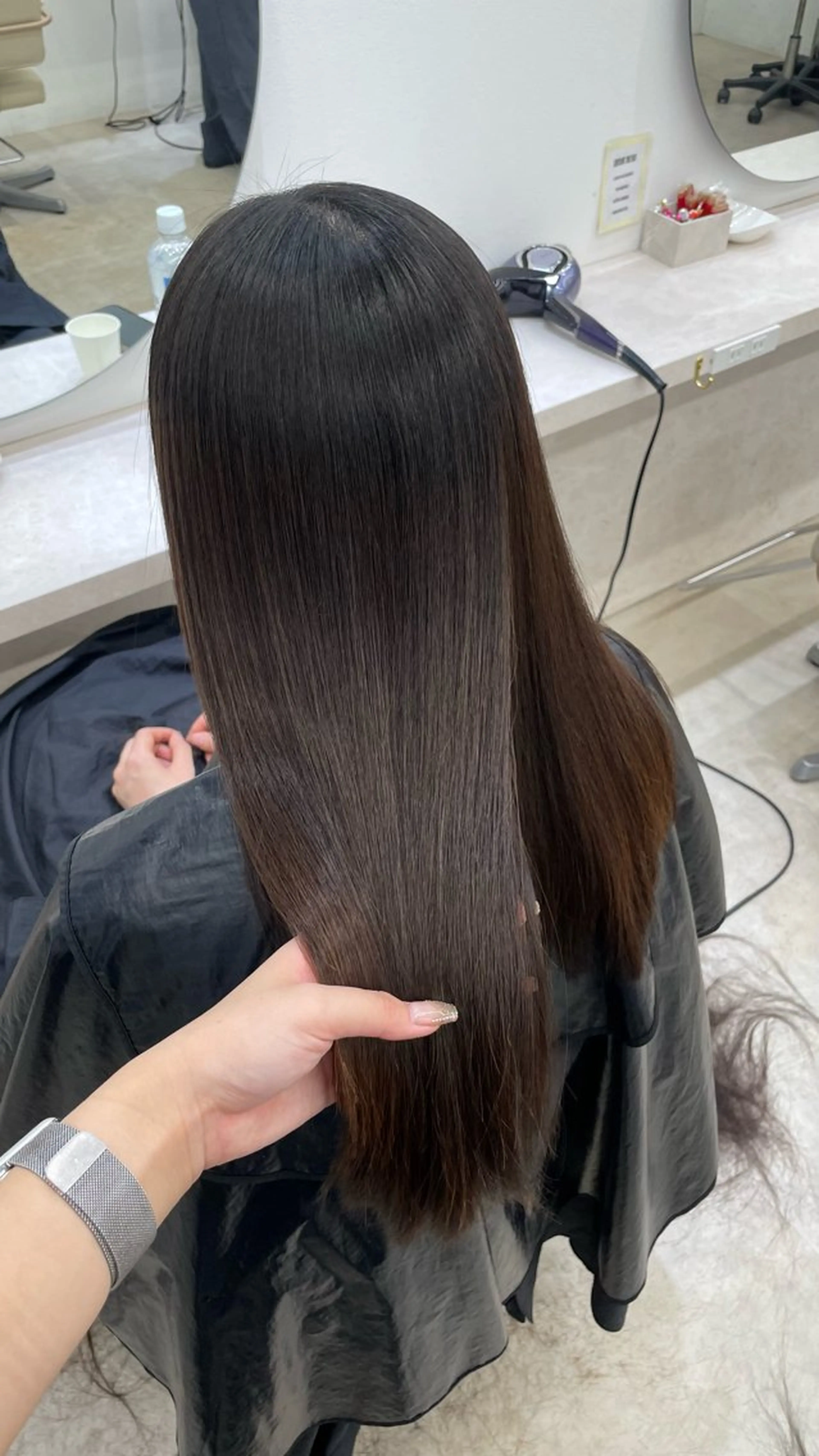 ロング カラー パーマ カット 縮毛矯正 トリートメント 酸性縮毛矯正 梅田茶屋町 Juriのヘアスタイル