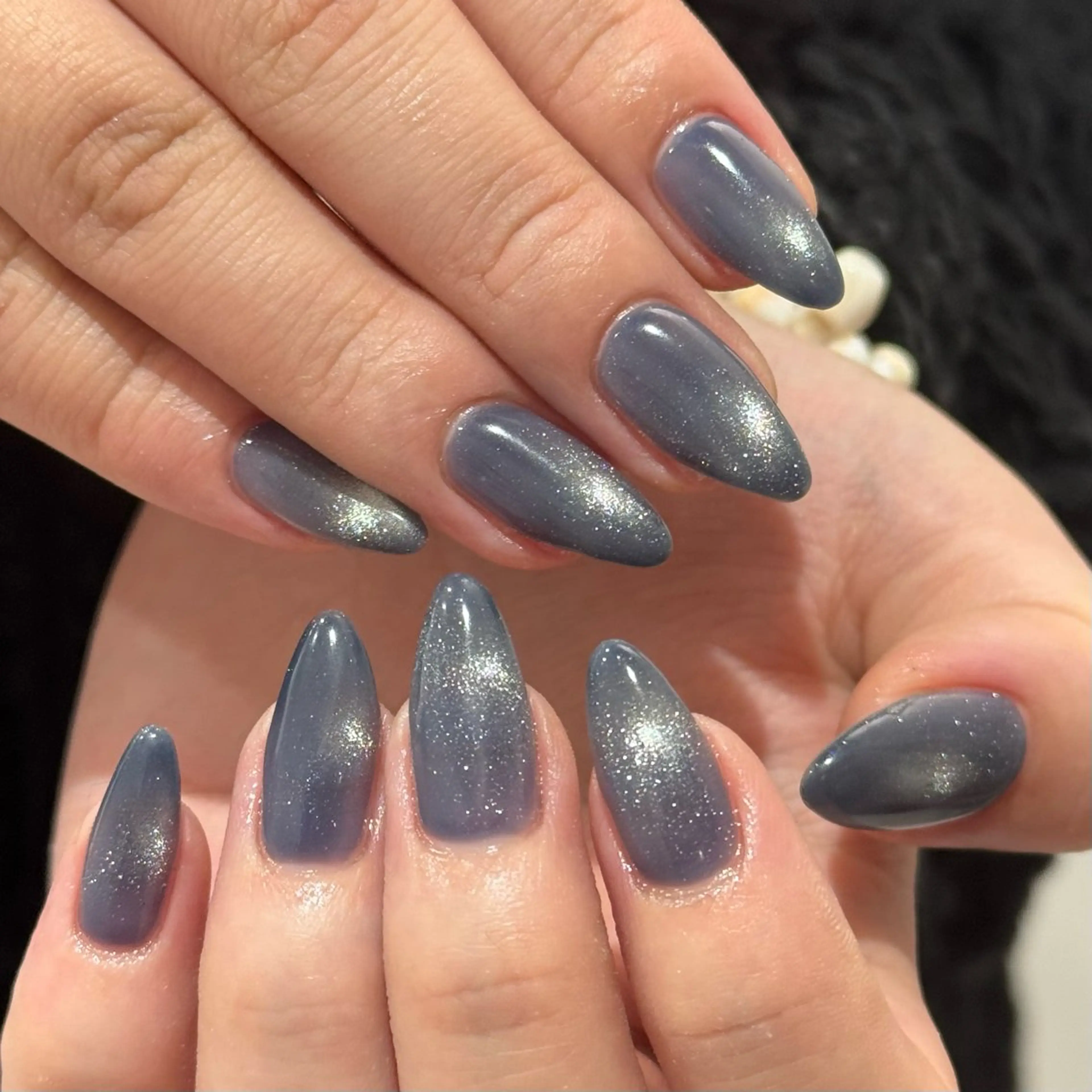 ネイル マグネットネイル ハンドネイル GO TODAY シェアサロン 吉祥寺Glint店所属・ミチ💖吉祥寺💖 icebbleuのネイルデザイン