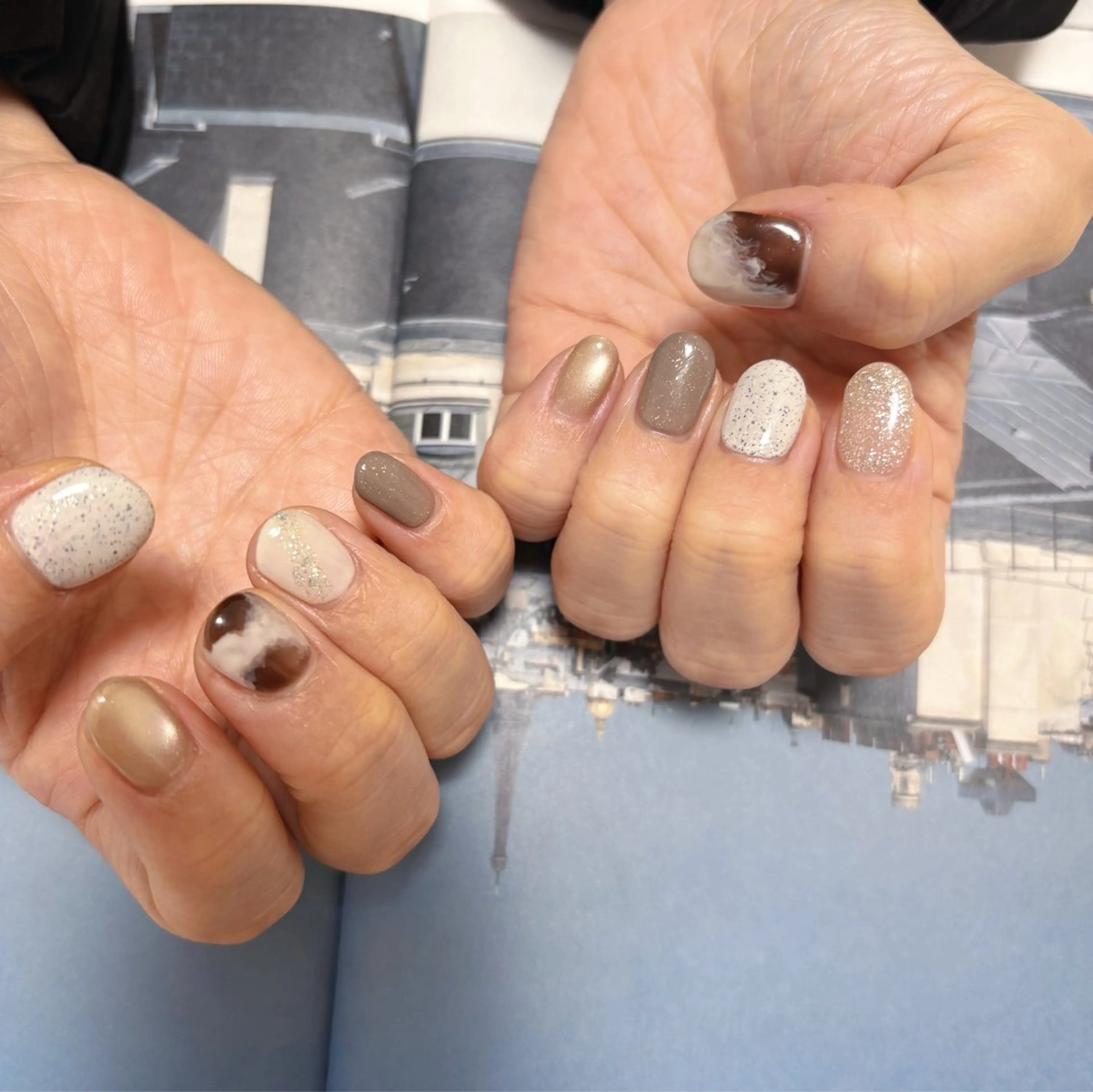 ネイル ニュアンスネイル K Aのネイルデザイン