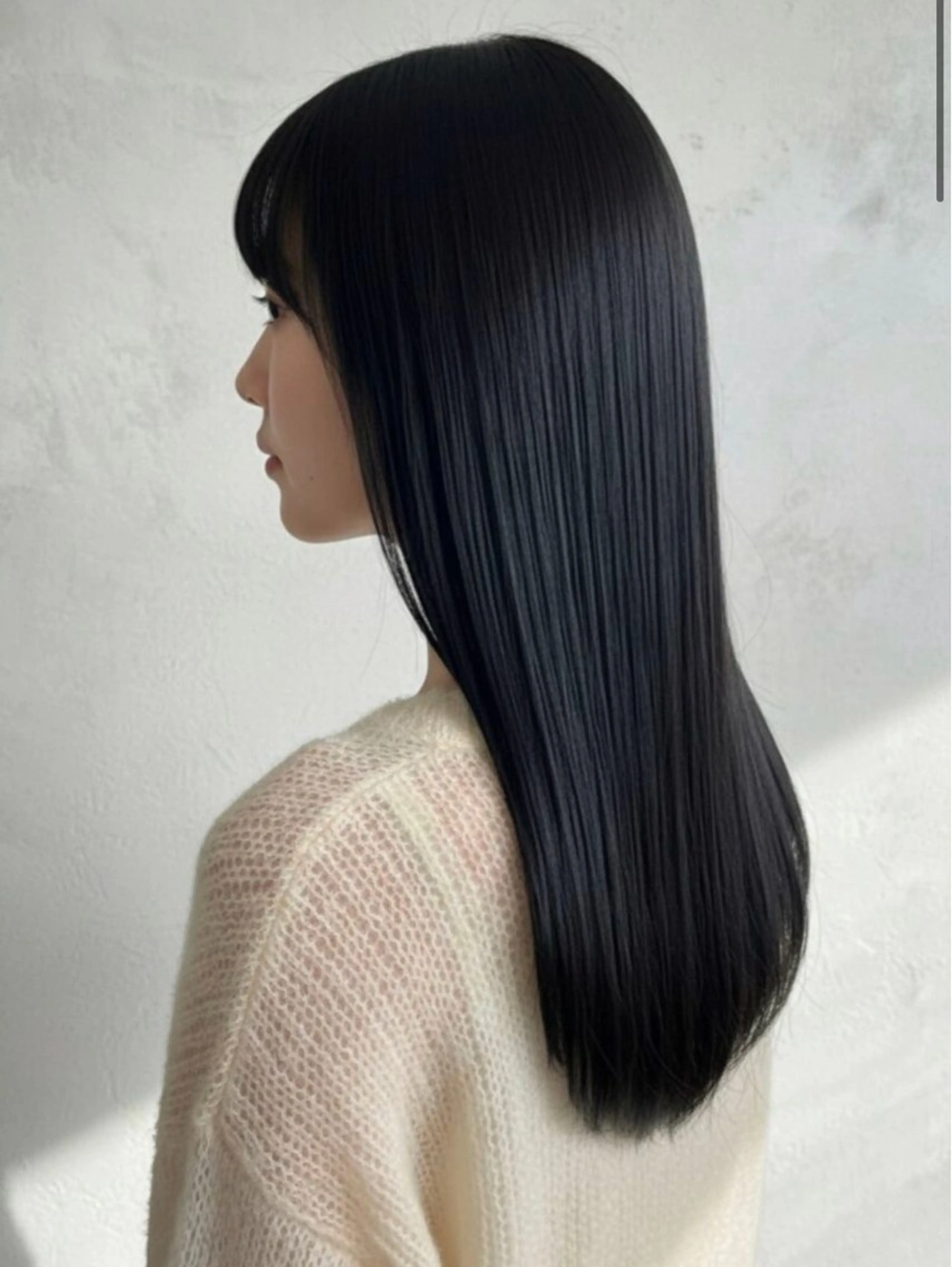 ロング カット ヘアカラー 縮毛矯正 透明感カラー/髪質 改善🎀suzukaのヘアスタイル