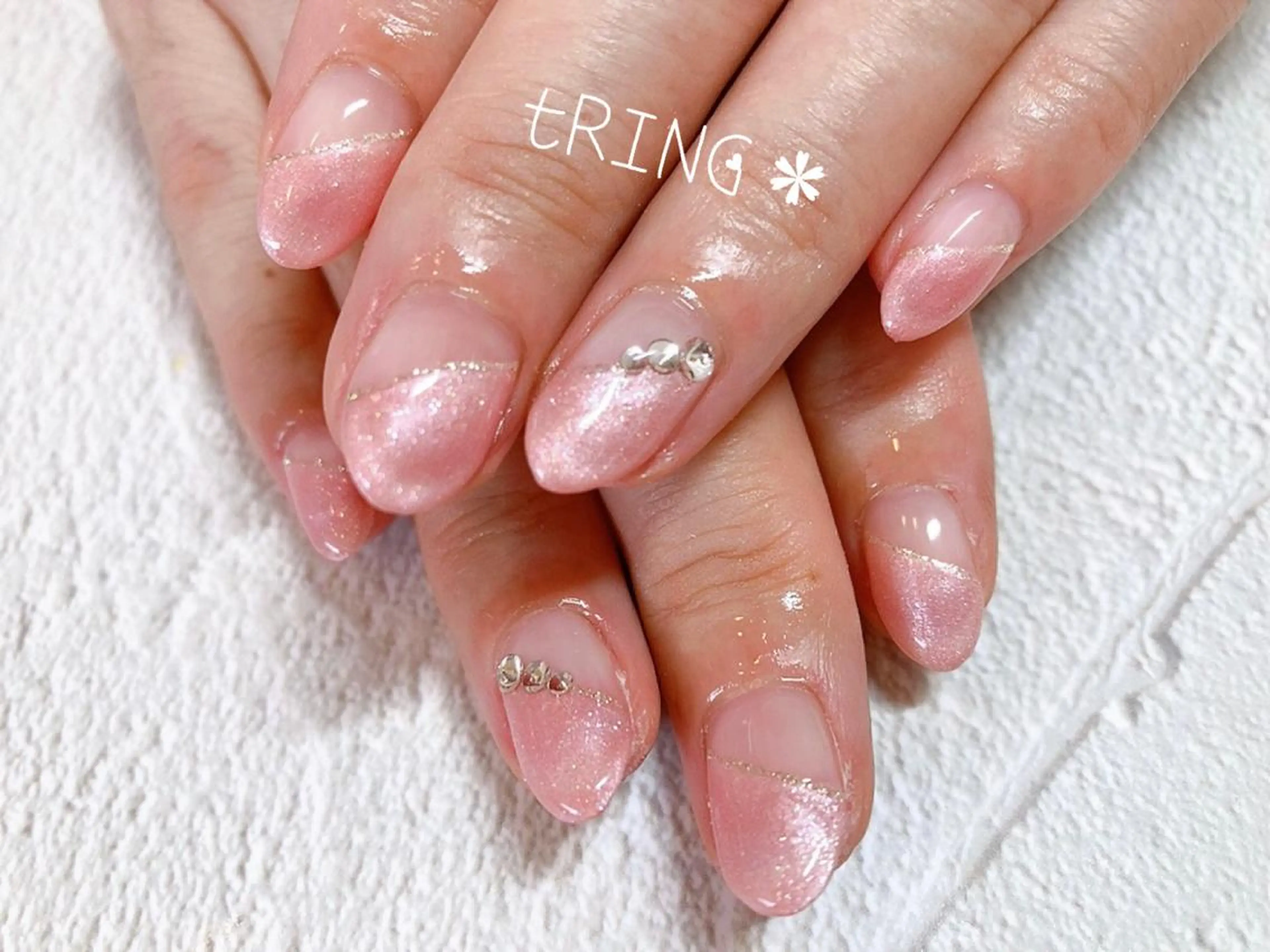 ネイル ハンドネイル tRING＊ しいの木台のネイルデザイン