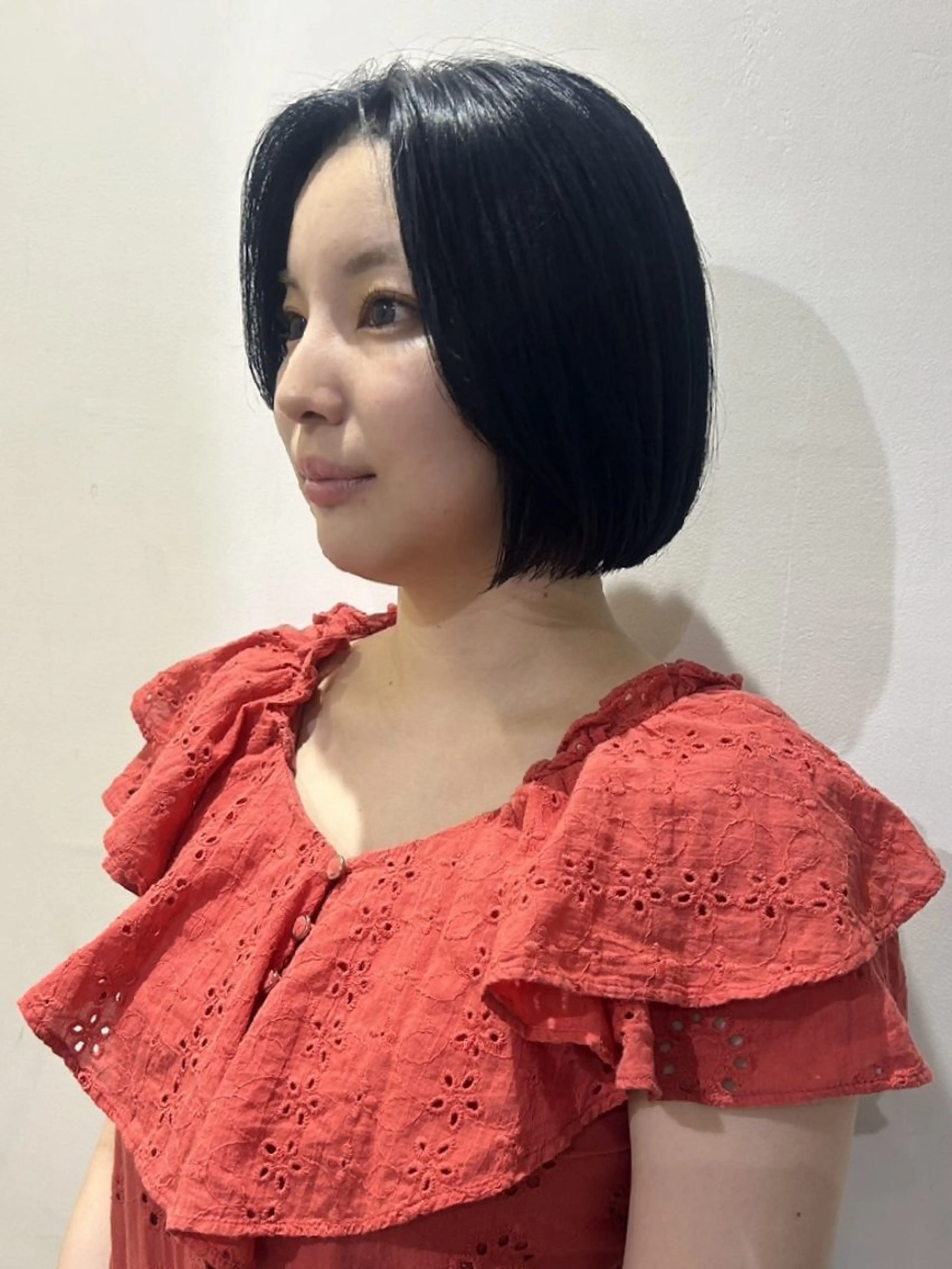 ショート ボブレイヤー ボブ レイヤーカット カット トリートメント ボブ人気No,1✨ TAME副店長のヘアスタイル