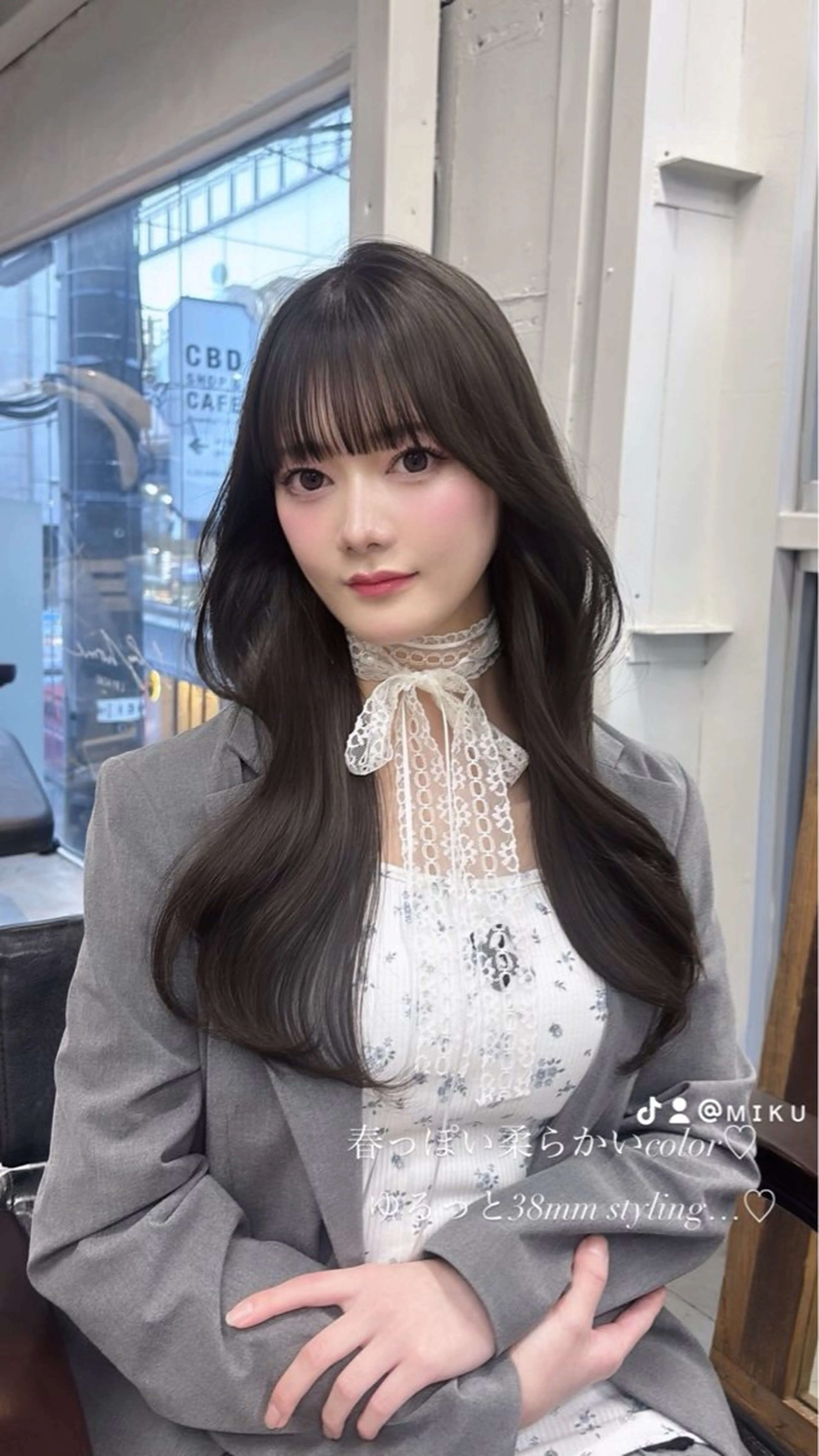 ロング カラー ロング トリートメント ‎Lby home 🪽mikuのヘアスタイル