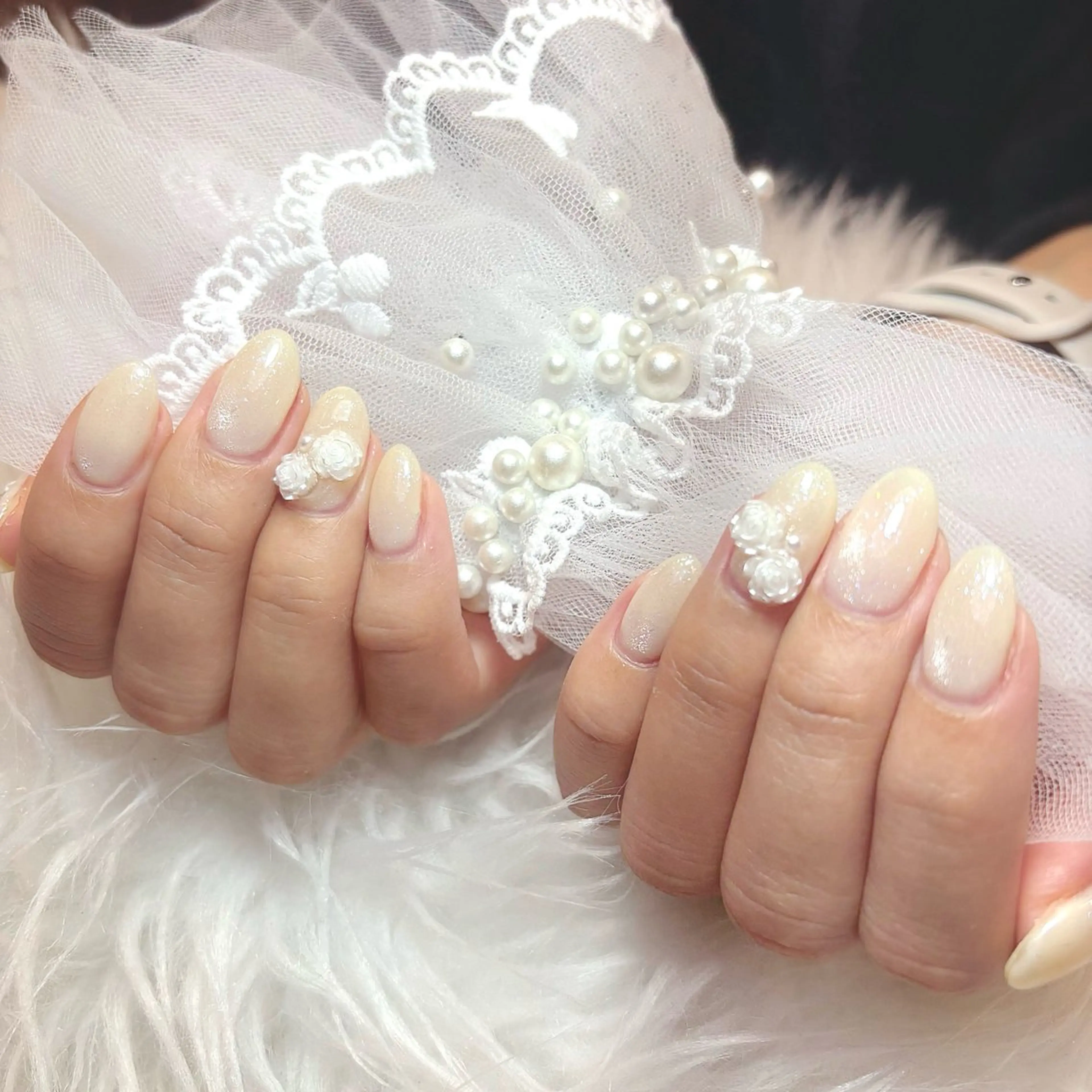 ネイル ハンドネイル LIB VALLA Yuri🍭🖤のネイルデザイン