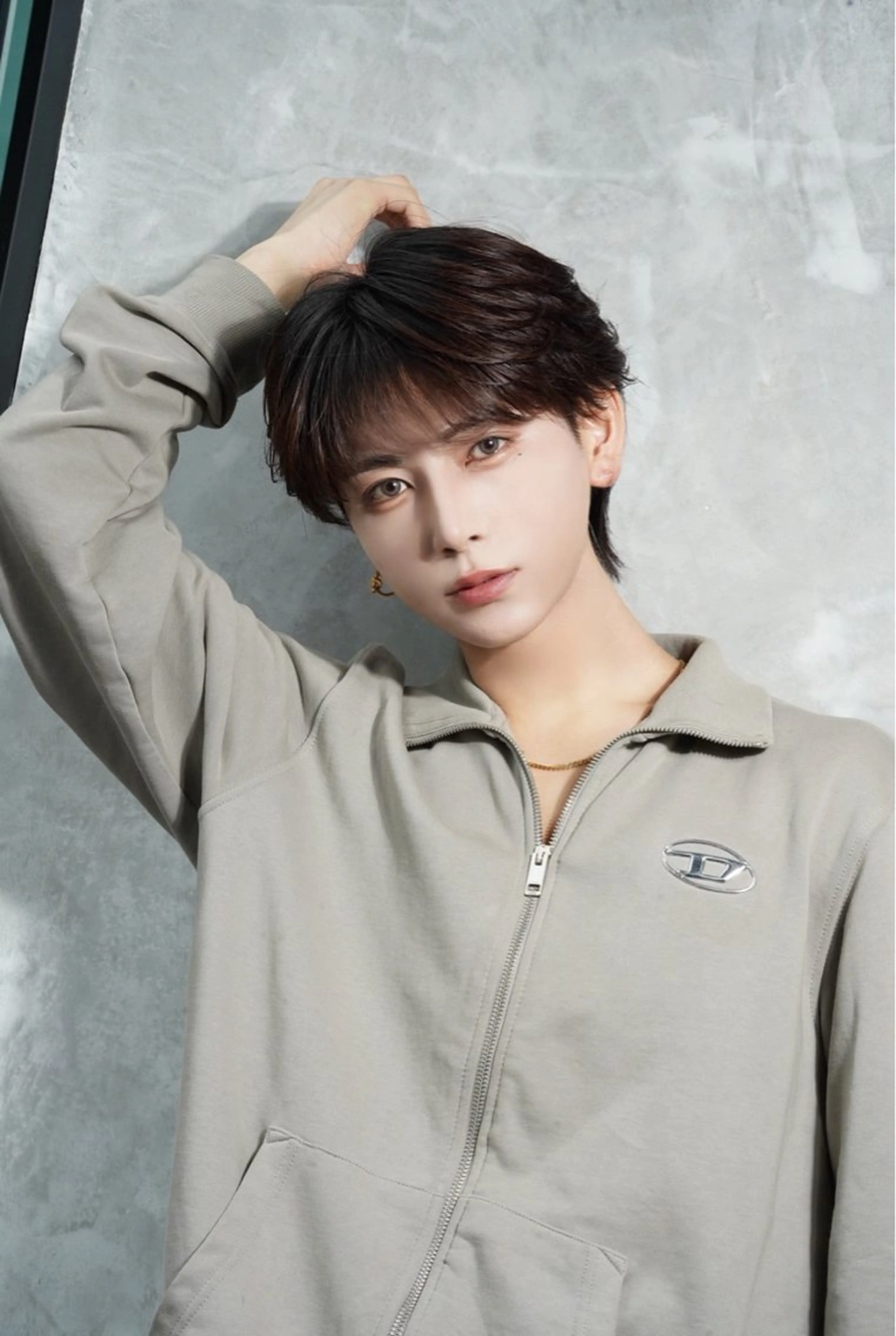 ミディアム ヘアカラー トリートメント men's salon alpha 新宿所属・メンズ特化/韓国ヘア 神崎光希のヘアスタイル