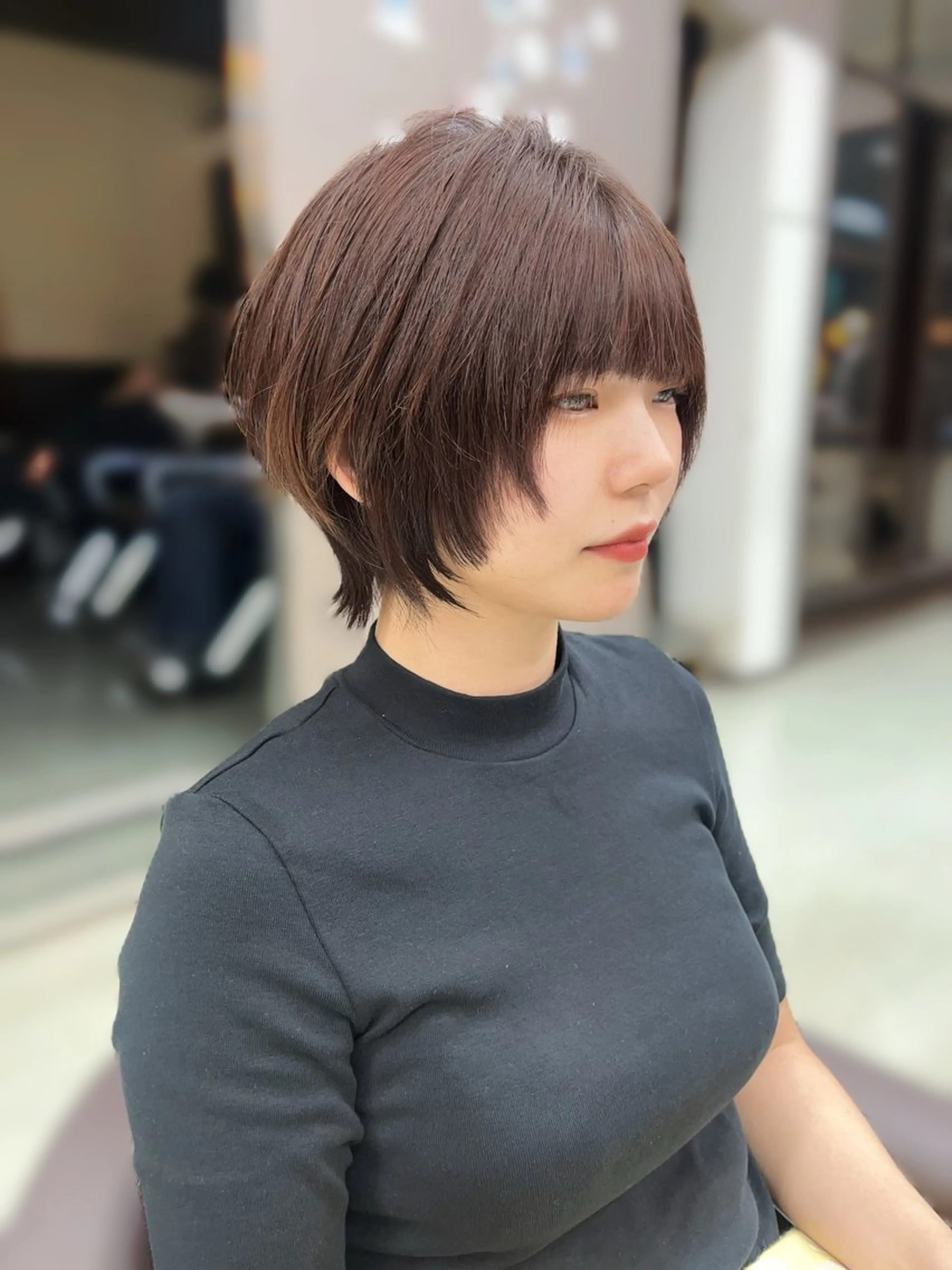 ショート カット wil西宮レイヤー 西村徹のヘアスタイル