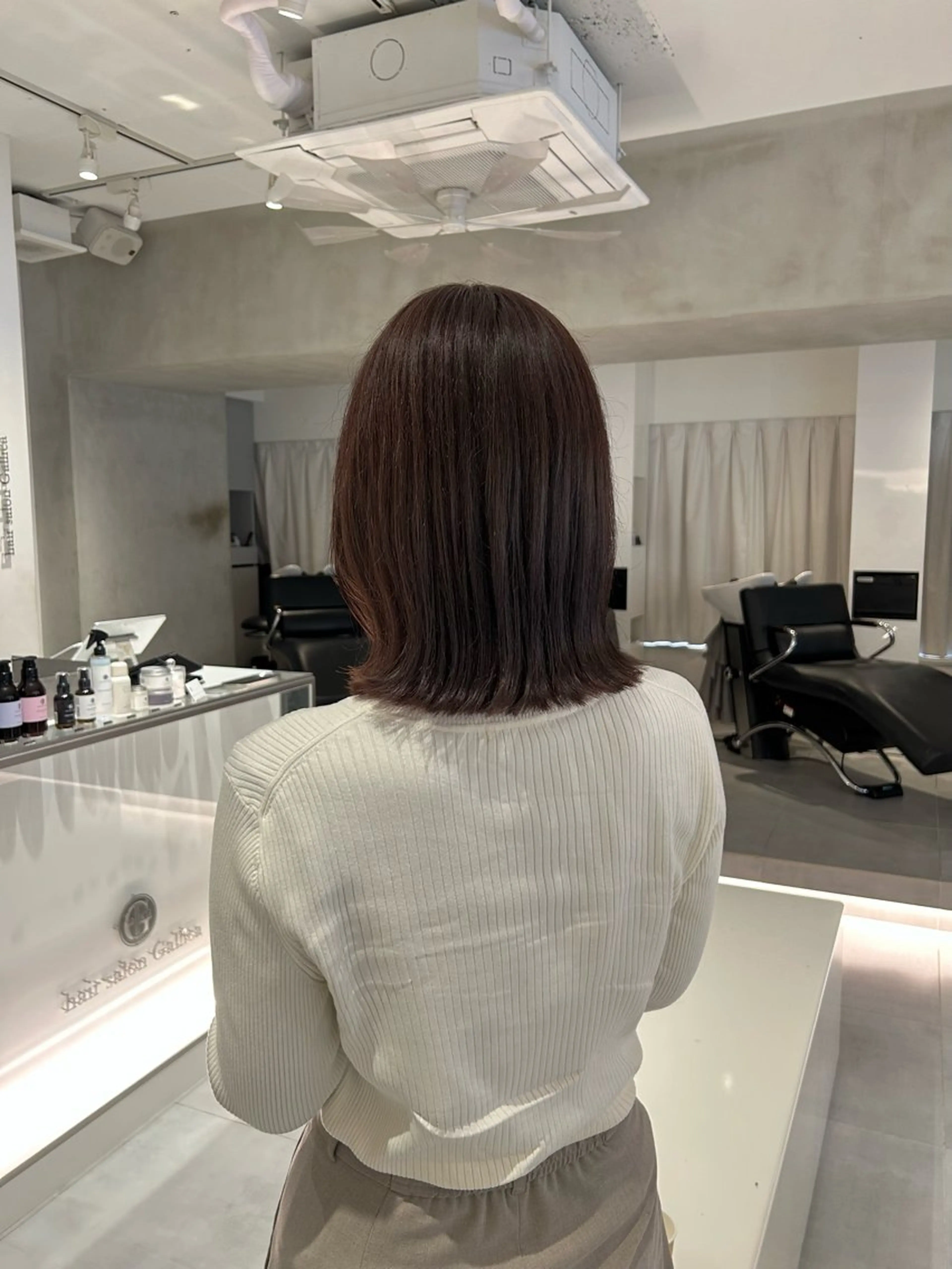 ミディアム カラー カット ヘアカラー トリートメント 🧚つやさらhair 🧚manakaのヘアスタイル