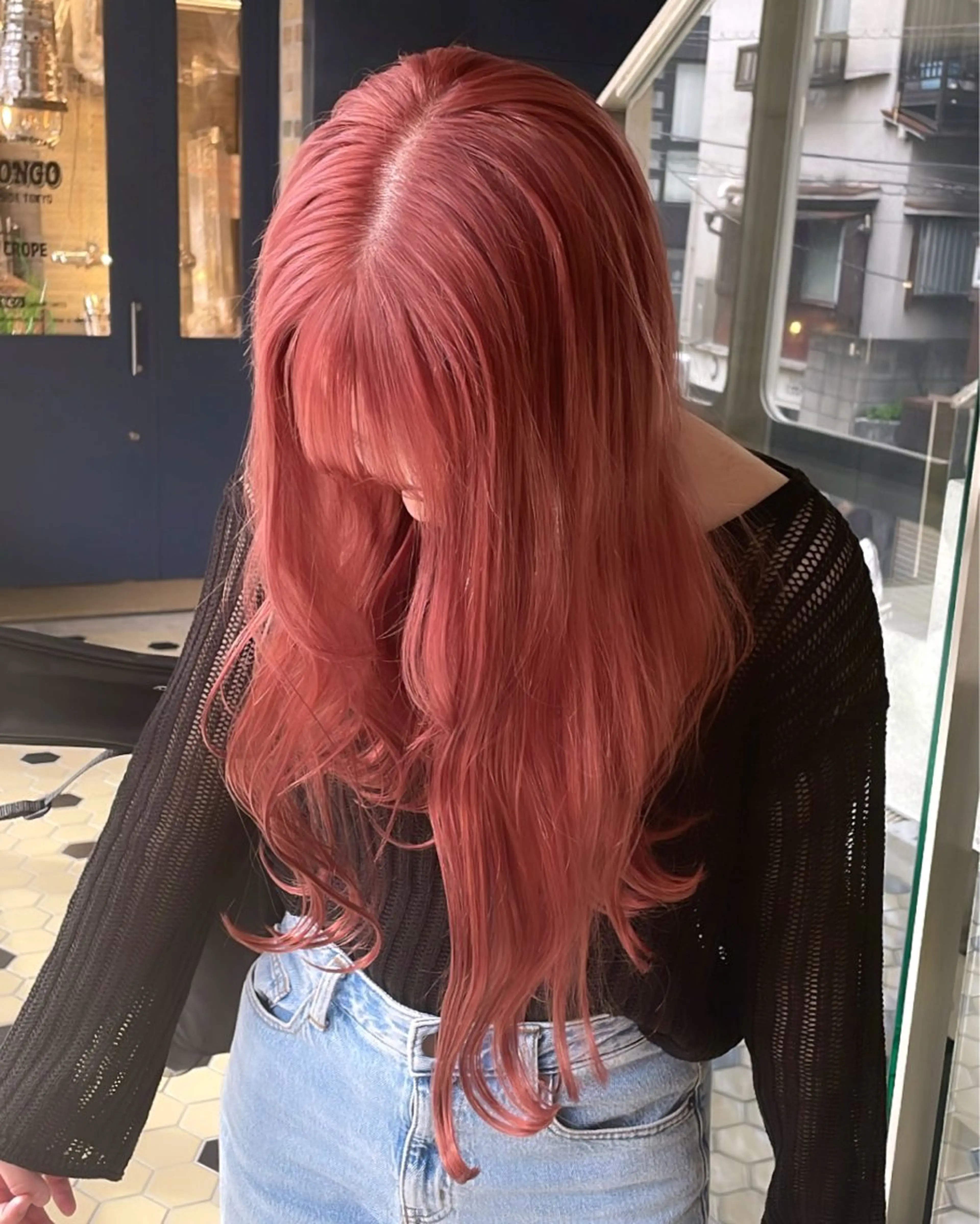 ロング カラー ヘアカラー 色落ち綺麗透明感カラ /ボブ/ナカツヒカルのヘアスタイル