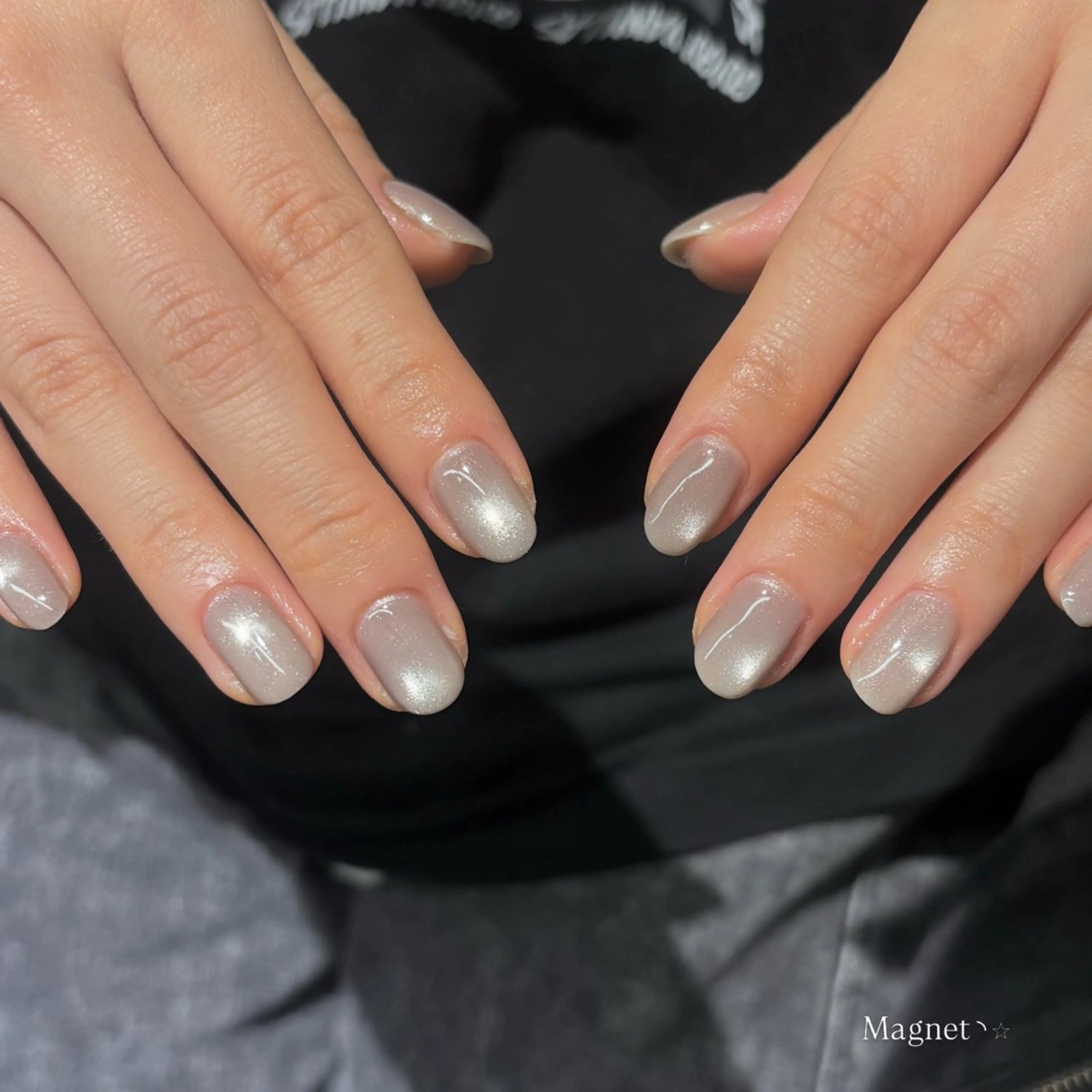 ネイル ‎🤍透け艶𐙚 ICHIKAのネイルデザイン