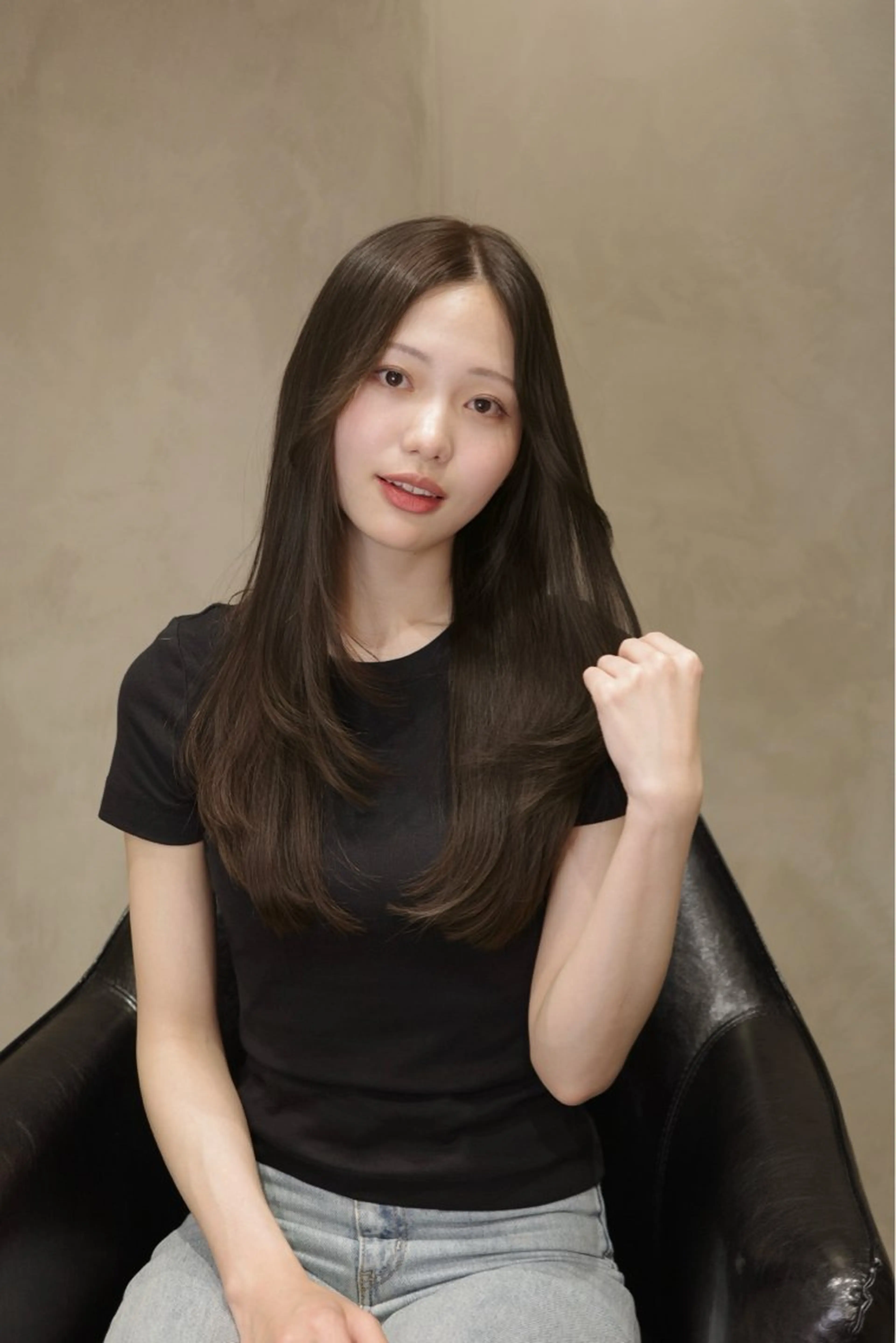 ロング 髪質改善 レイヤーカット 似合わせカット 美顔形成｜レイヤー ｜青山のヘアスタイル