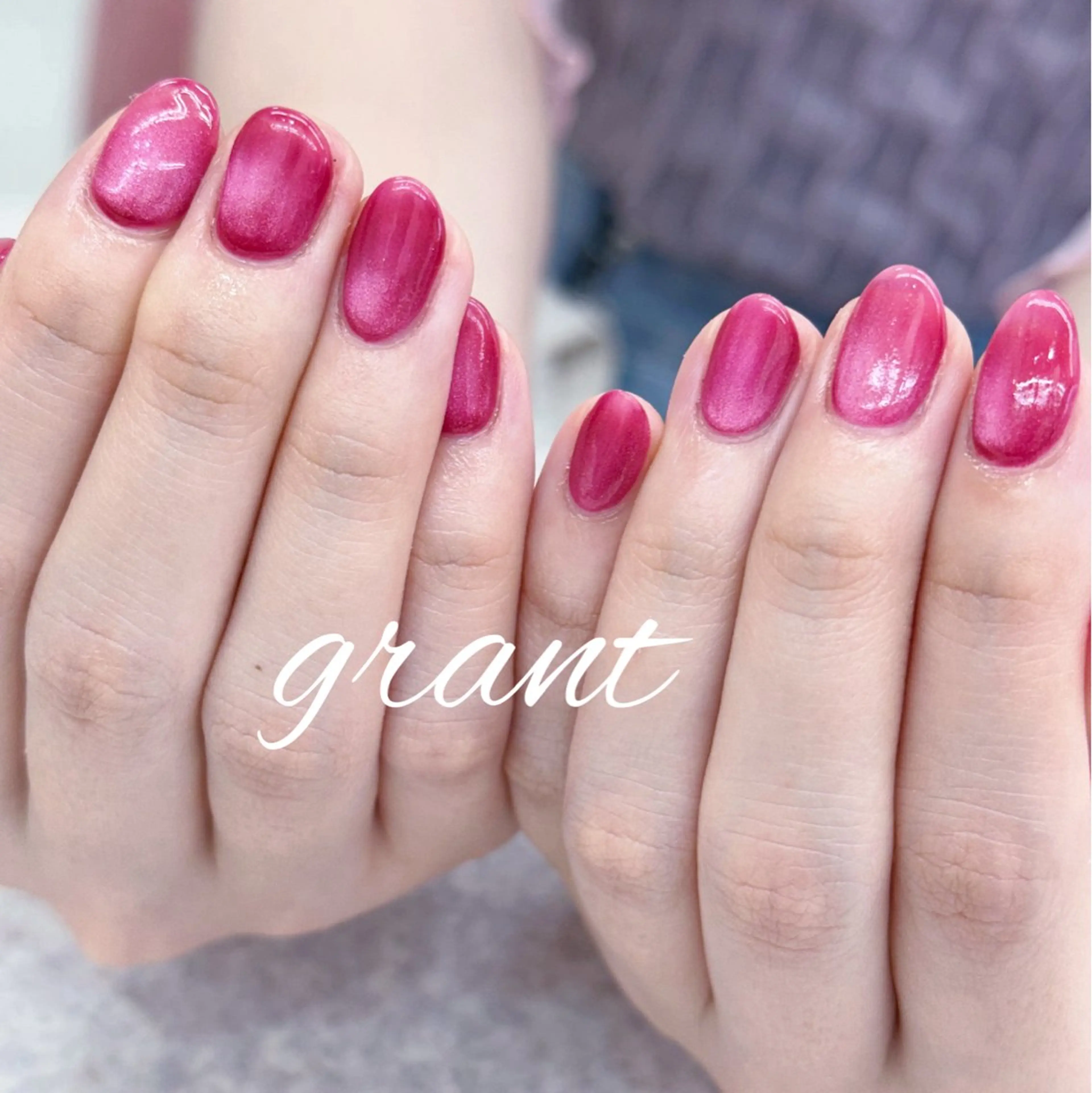 ネイル マグネットネイル ハンドネイル nailsalon grantのネイルデザイン