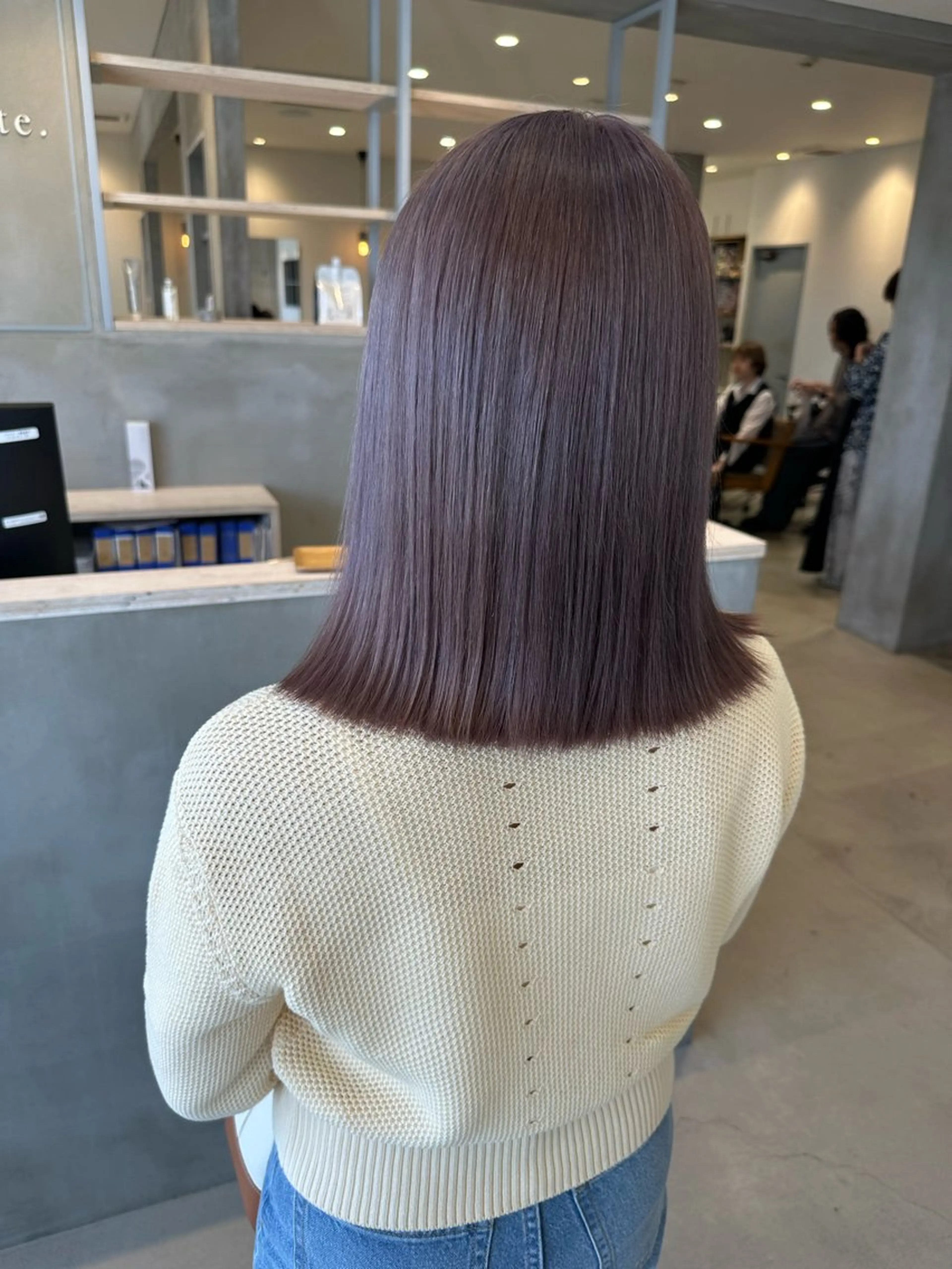 カラー miu🌝 ハイライト/一宮のヘアスタイル