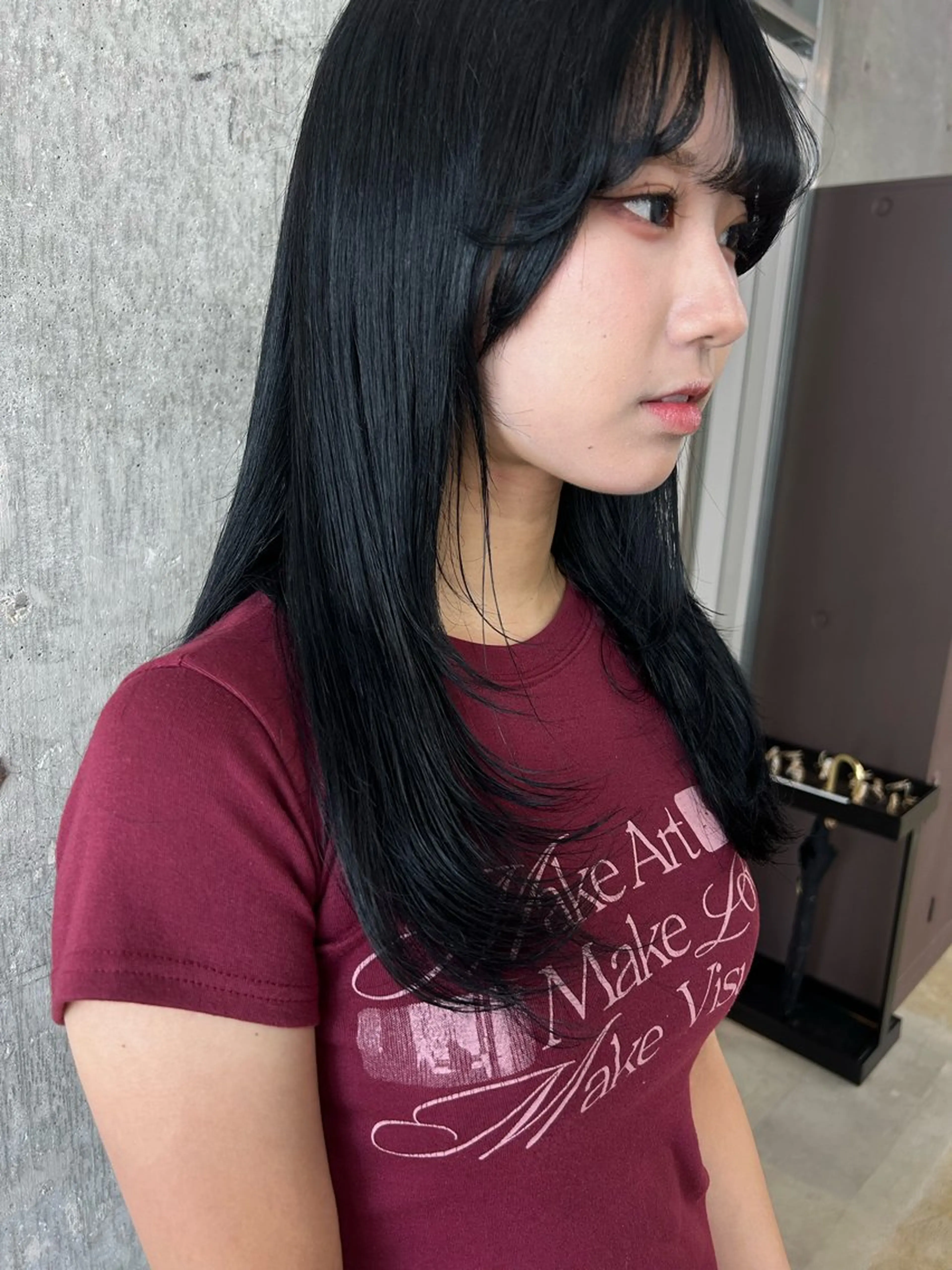 ロング ヘアカラー 伊藤ほのか/パーマ /酸性ストレートのヘアスタイル